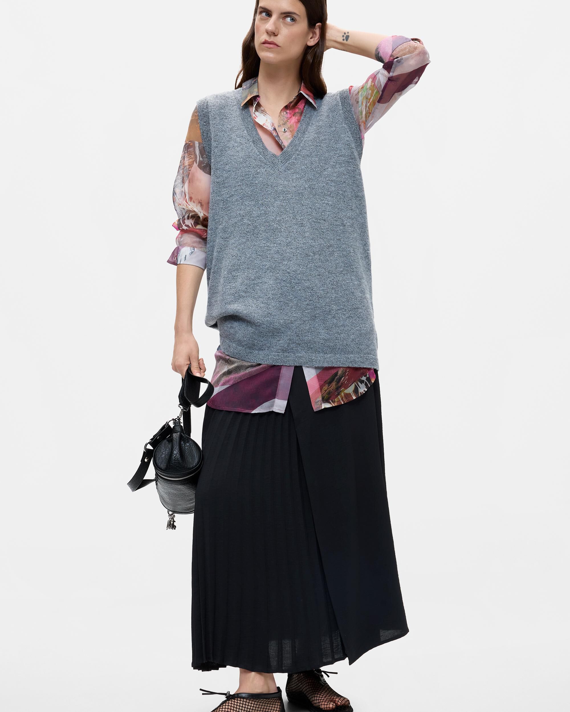 Desigual - Vestido camisa combinado.