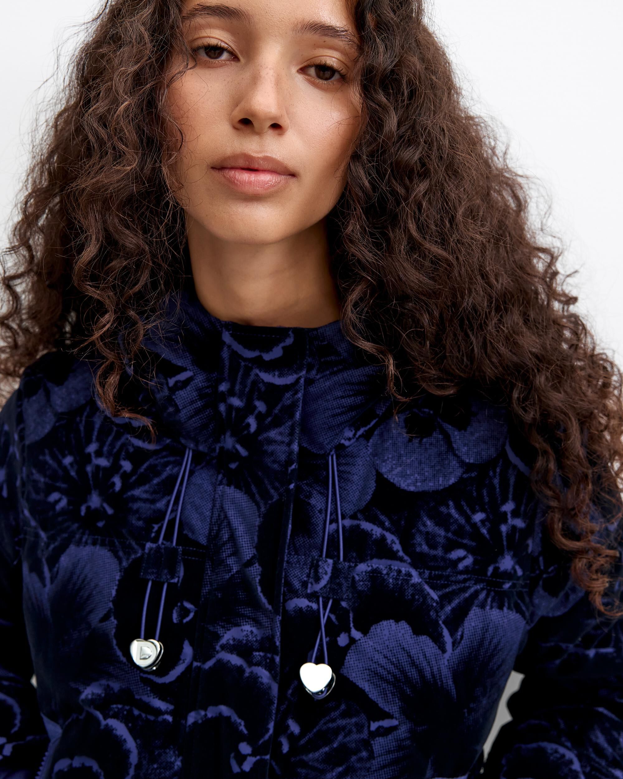 Abrigo de mujer acolchado corto - Desigual - Azul Azul-4