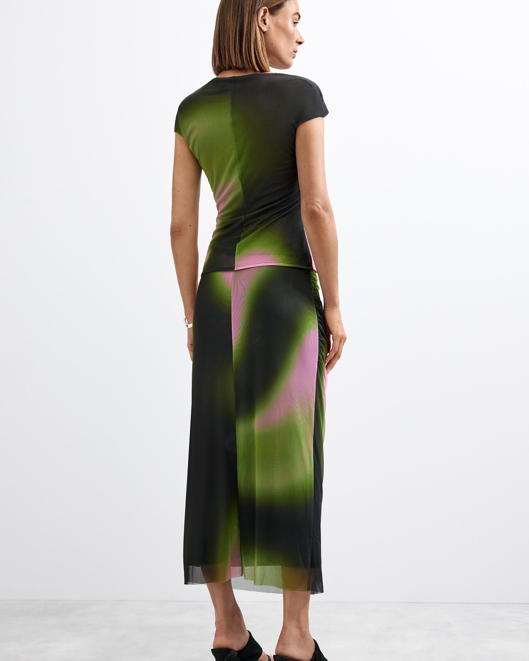 Falda tubo punto - Desigual - Negro Negro-3