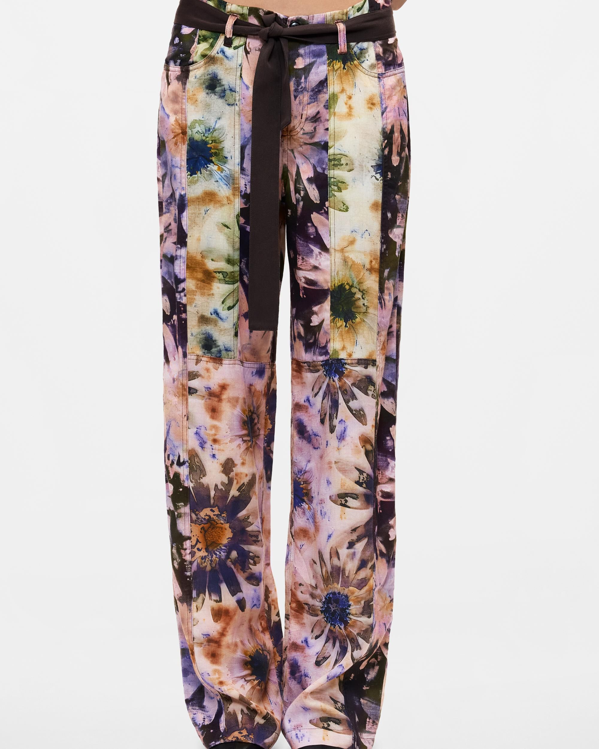 Pantalón de mujer estampado largo - Desigual - Multicolor Multicolor-2