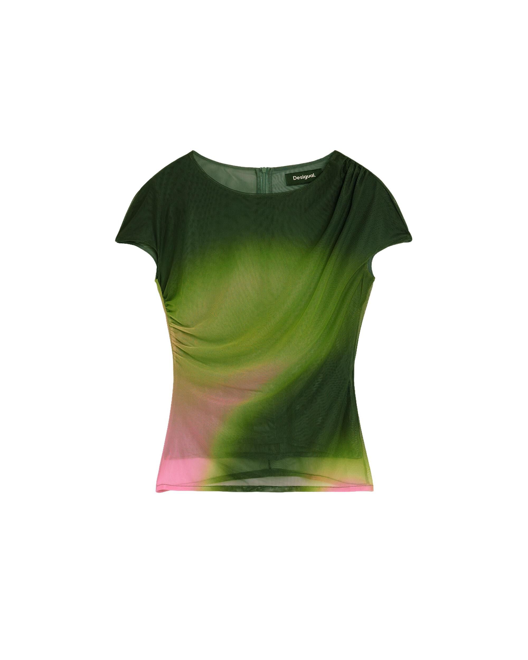Camiseta de mujer punto manga corta - Desigual - Negro Negro-4