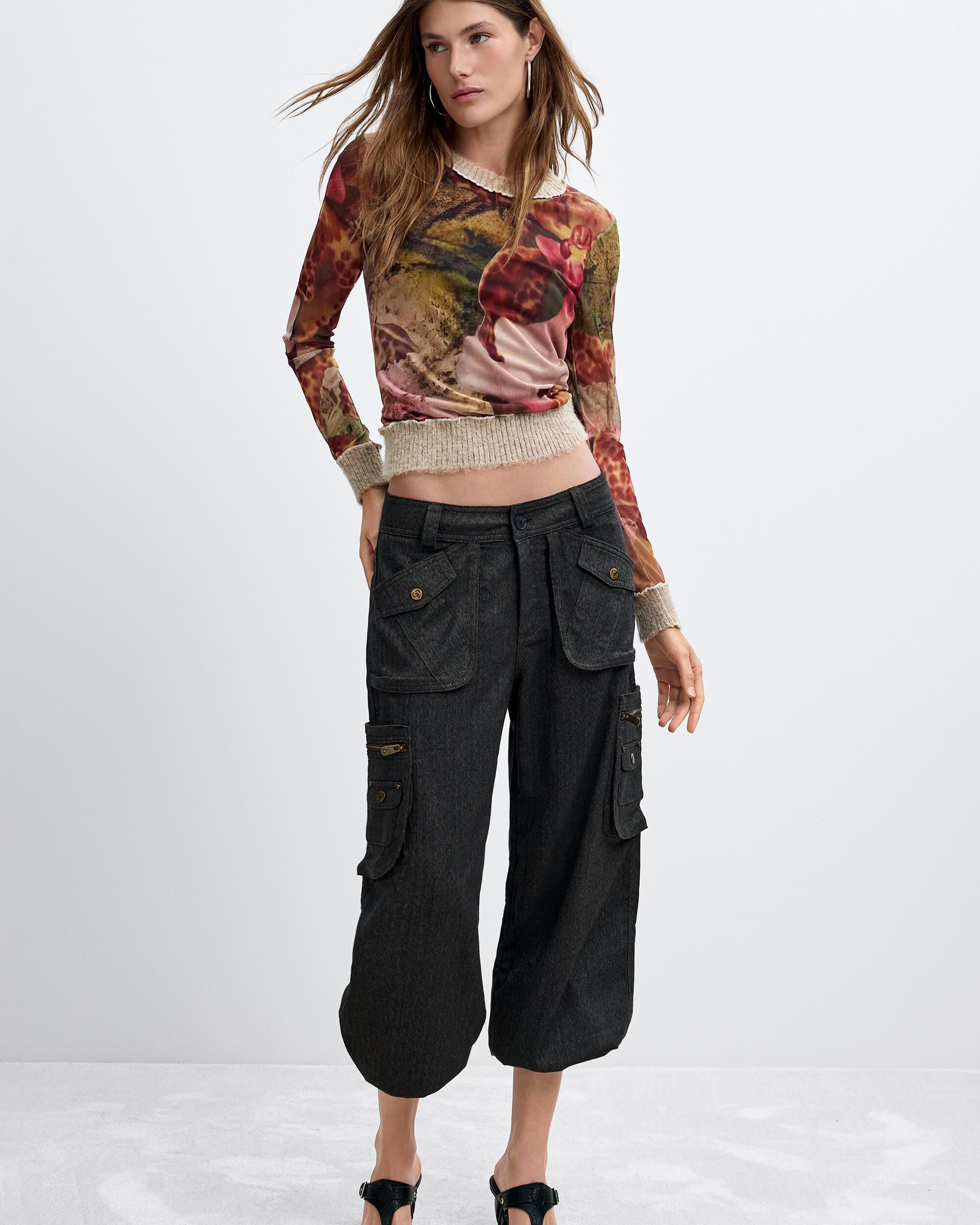 Jersey de mujer estampado m c lacroix - Desigual - Natural Natural-2