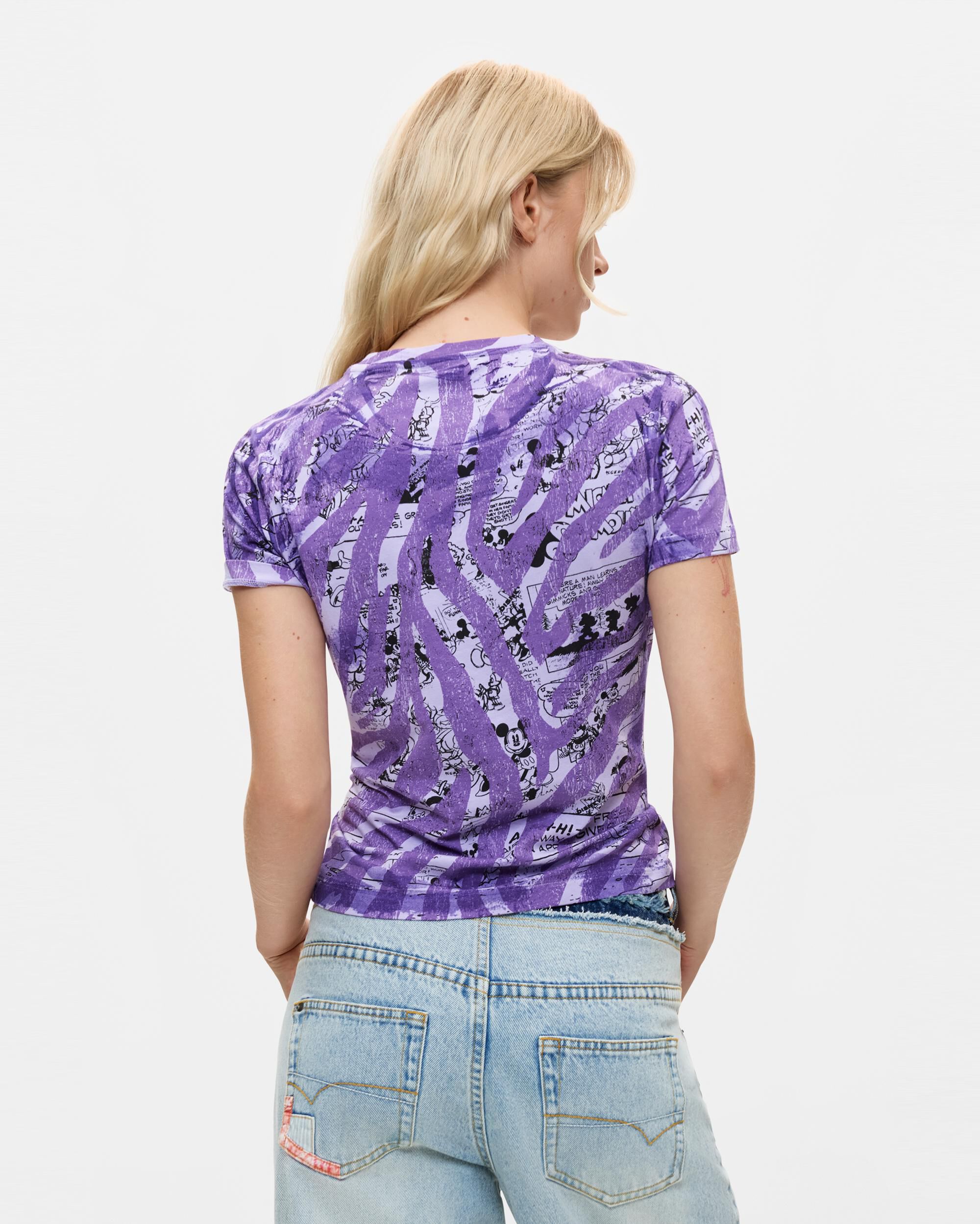Camiseta de mujer mickey disney™ - Desigual - Morado Morado-3