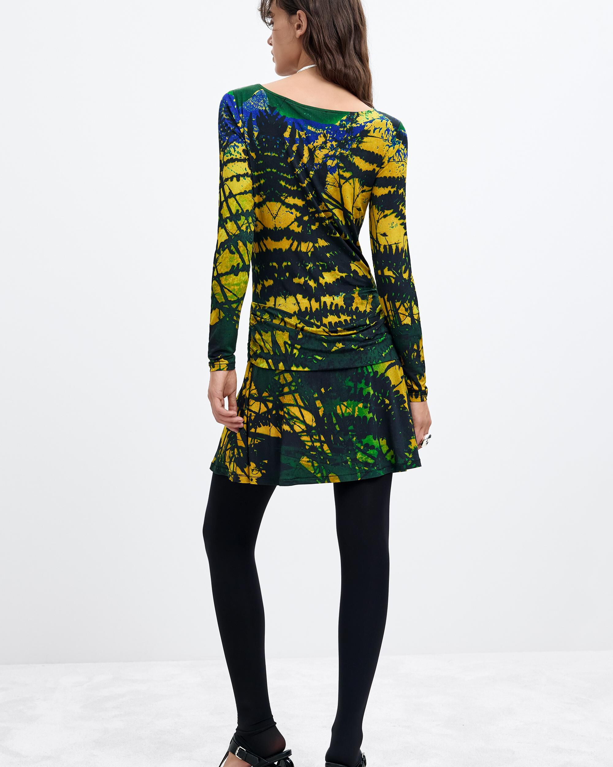 Vestido Punto Manga Larga M C Lacroix - Desigual - Verde Verde-3