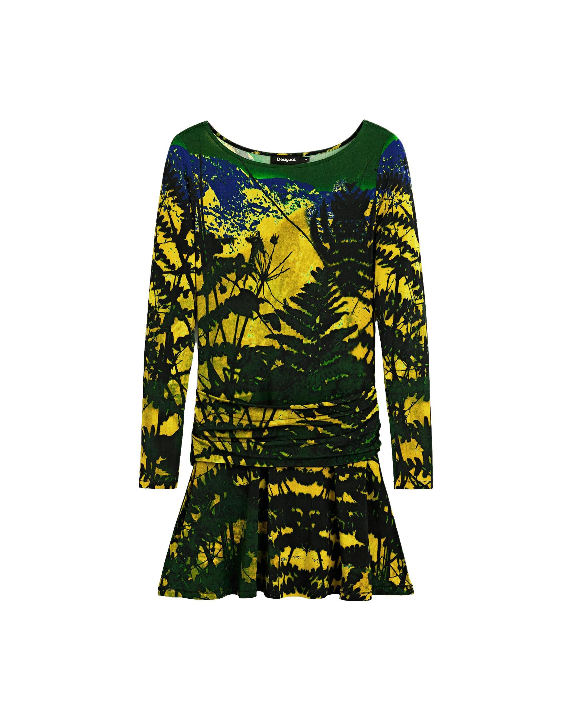 Vestido Punto Manga Larga M C Lacroix - Desigual - Verde Verde-5