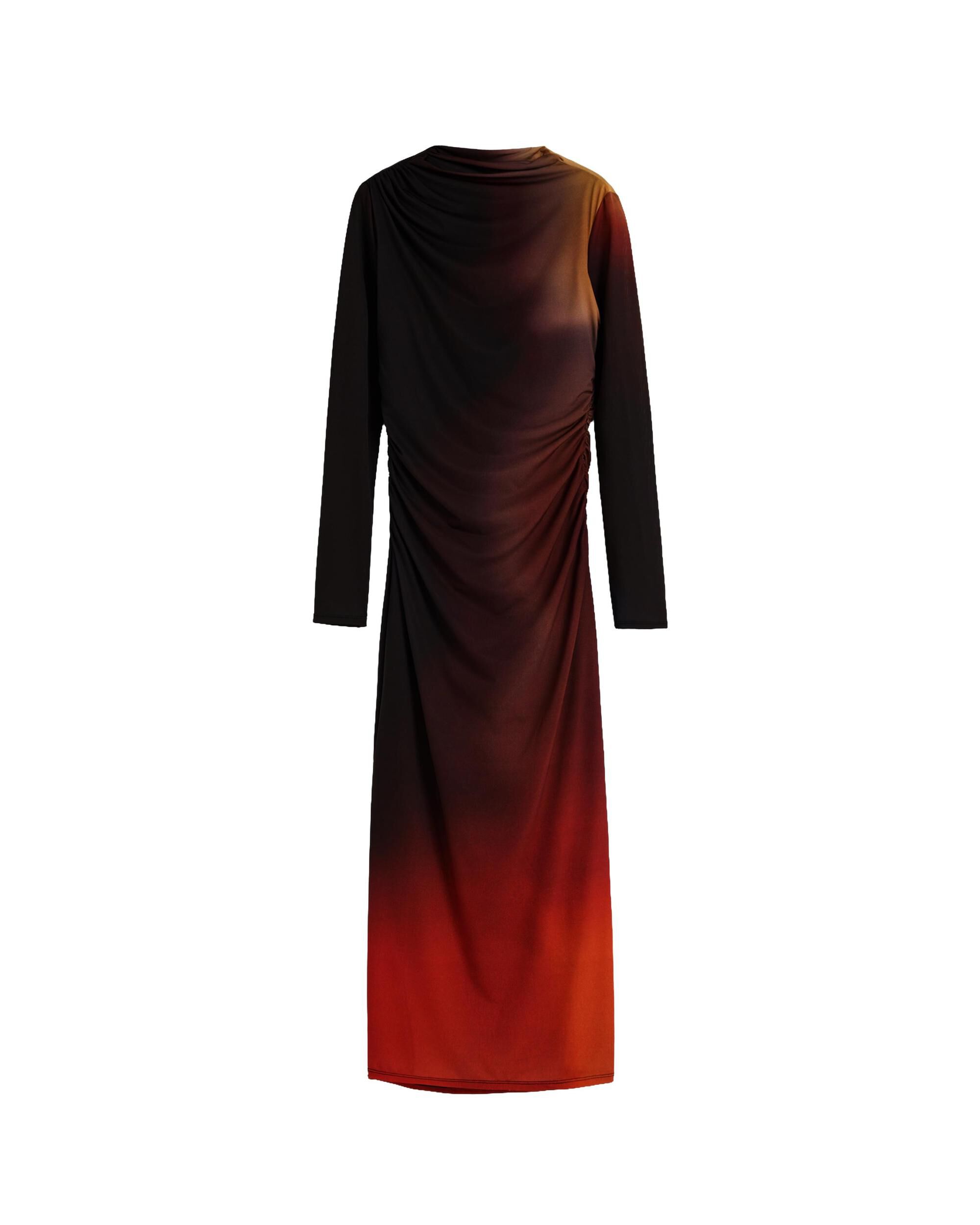 Vestido punto manga larga - Desigual - Negro Negro-4