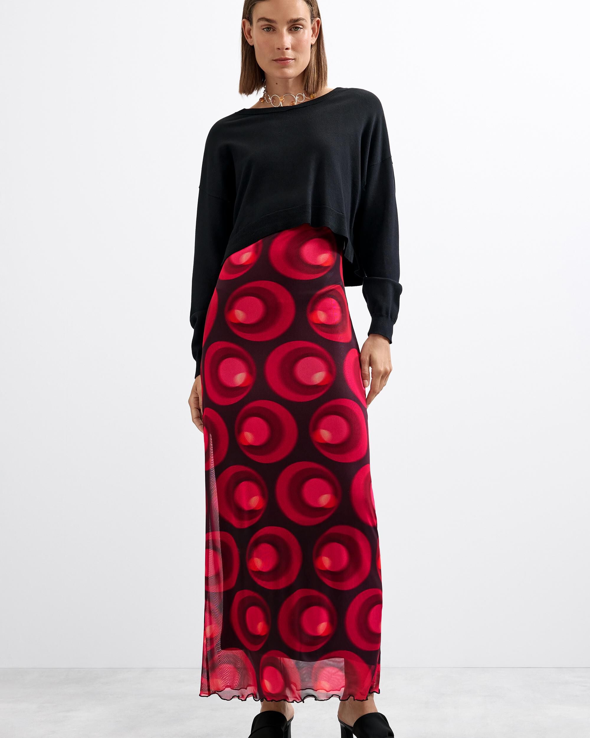 Vestido punto 2 en 1 - Desigual - Negro Negro-1