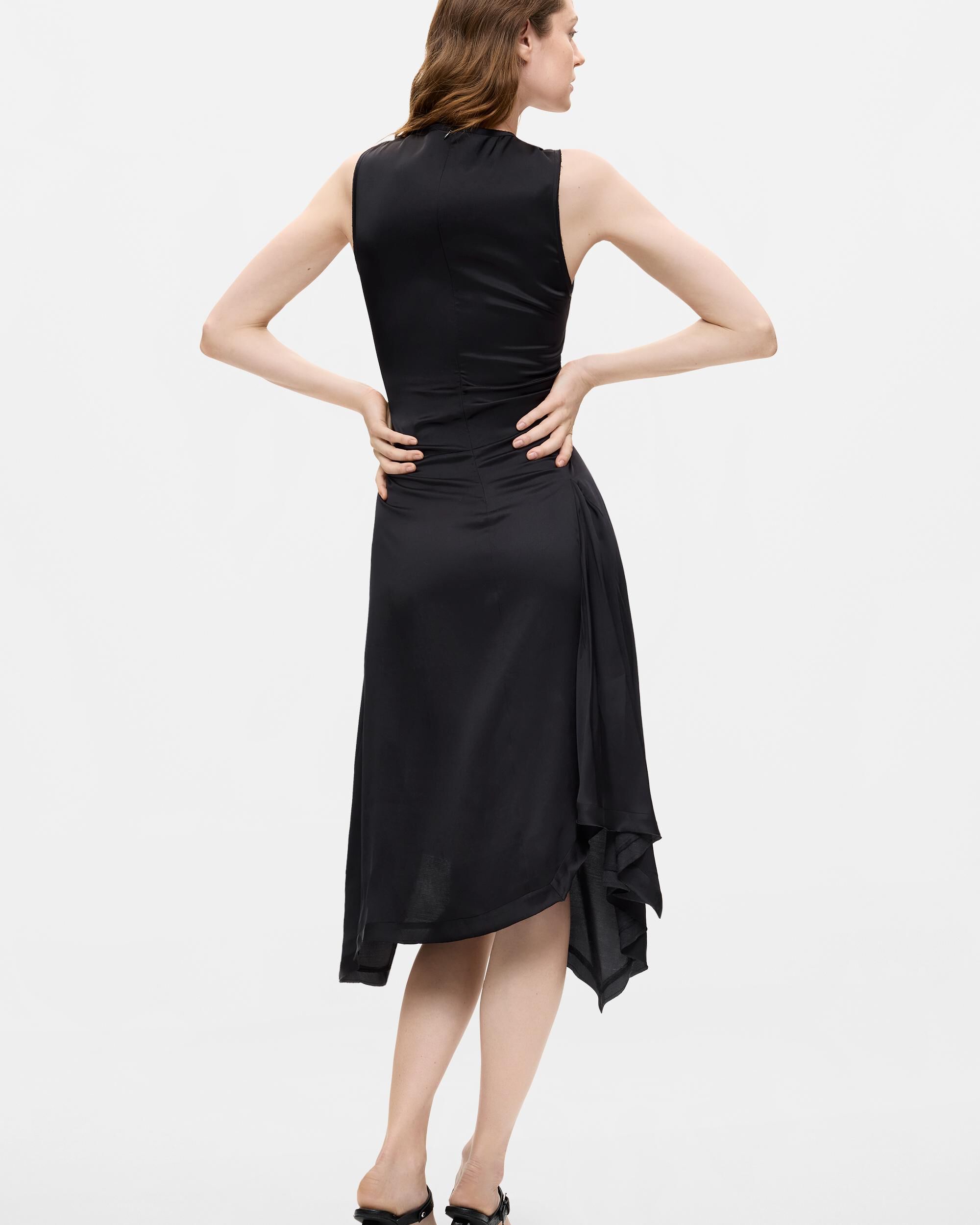 Vestido asimétrico sin mangas - Desigual - Negro Negro-3