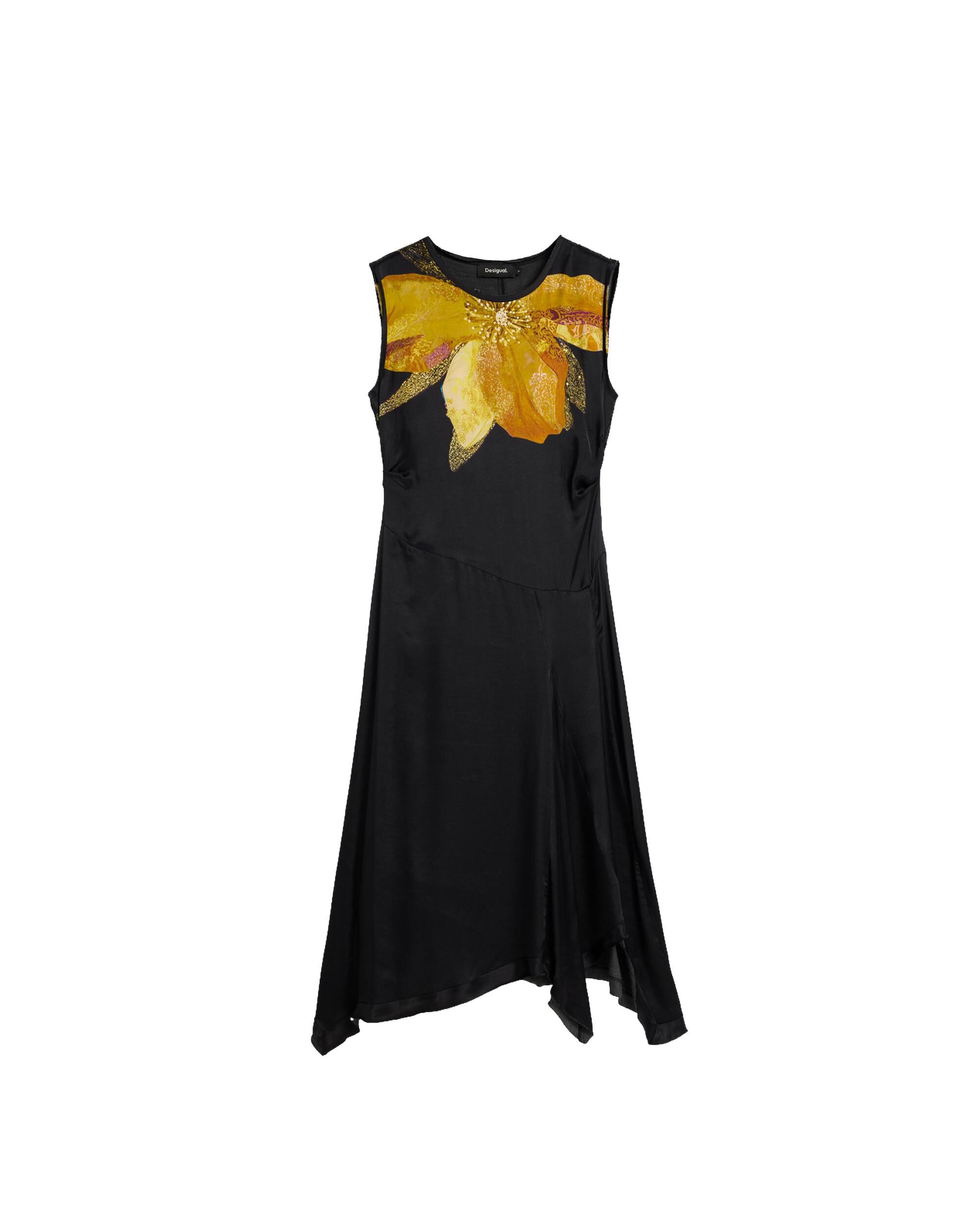 Vestido asimétrico sin mangas - Desigual - Negro Negro-4