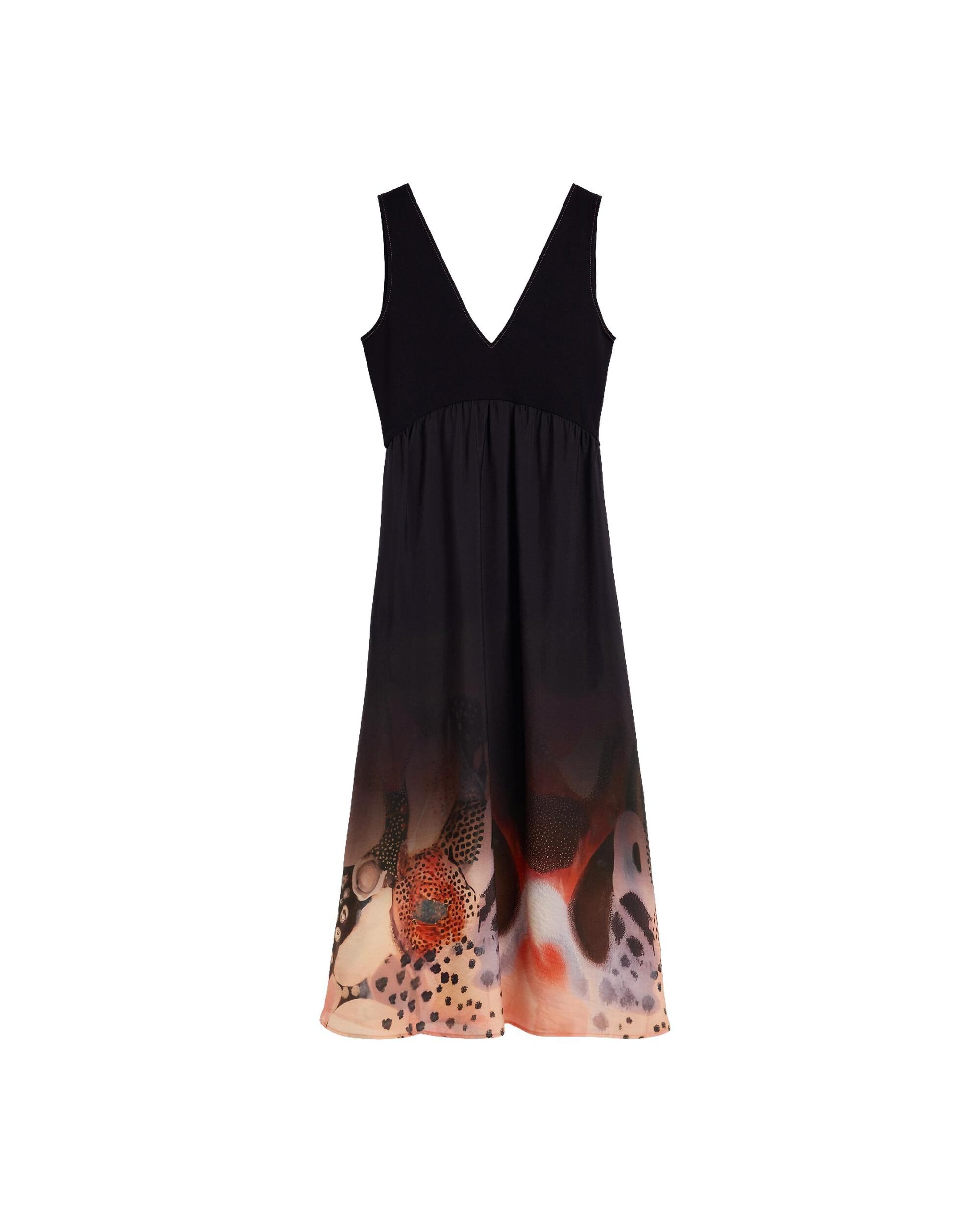 Vestido midi 2 en 1 - Desigual - Negro Negro-5