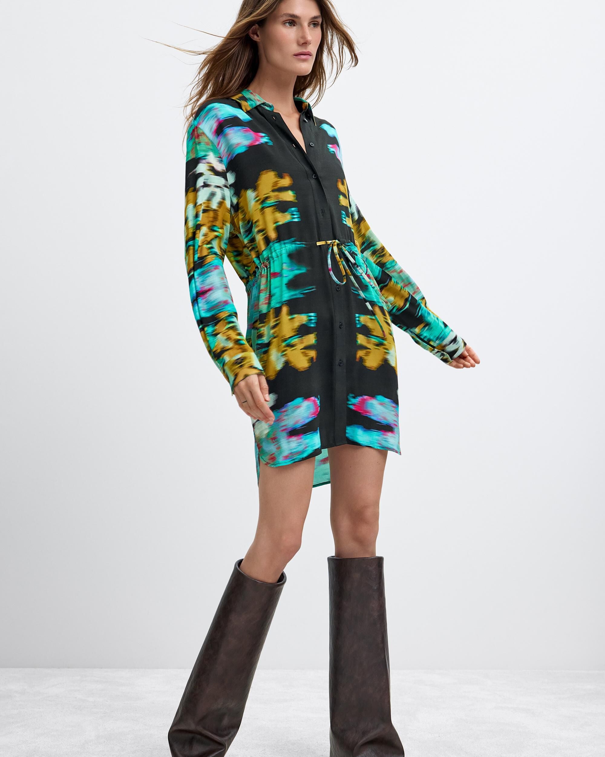 Vestido manga larga m c lacroix - Desigual - Negro Negro-1