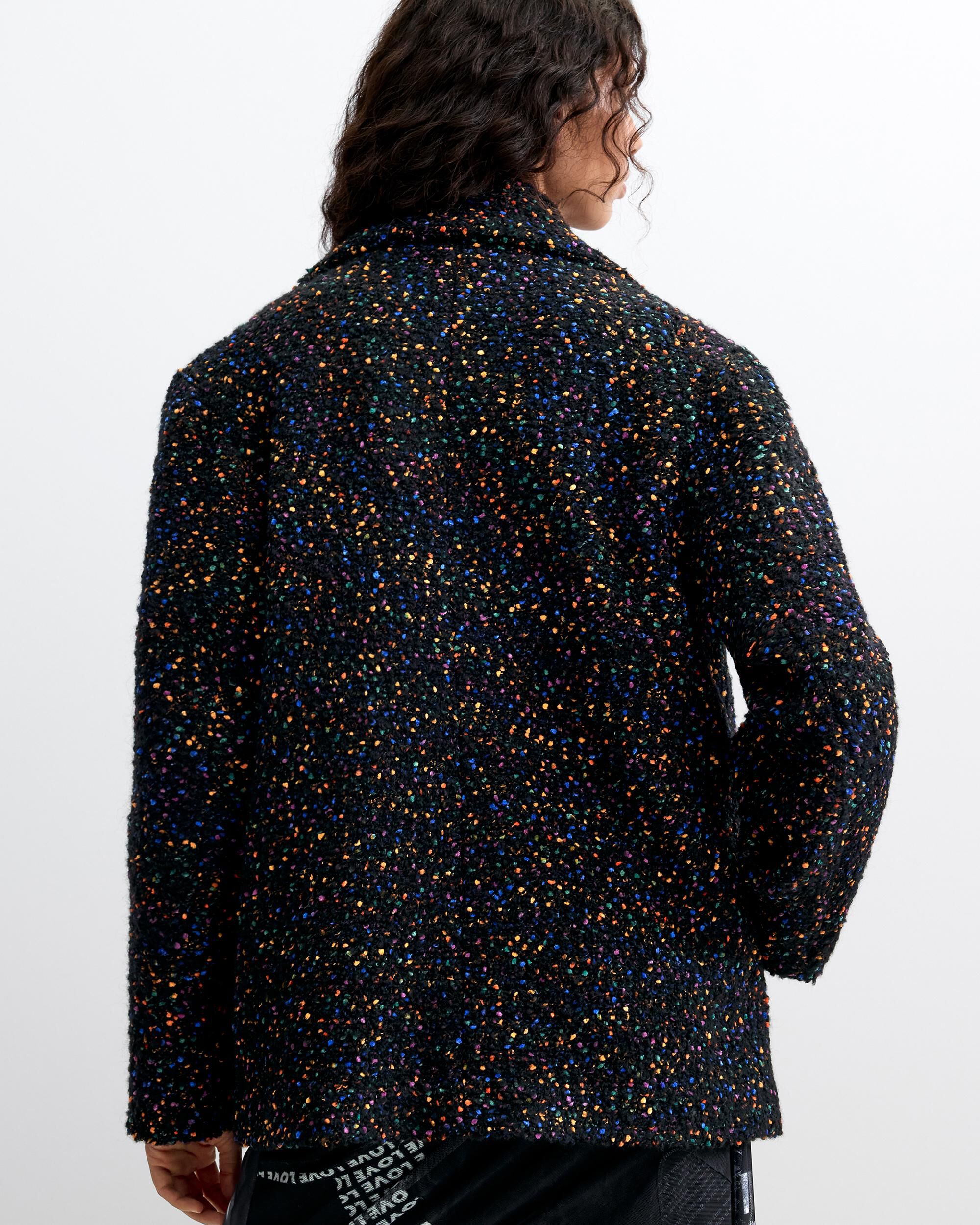 Abrigo de mujer corto lana - Desigual - Negro Negro-3