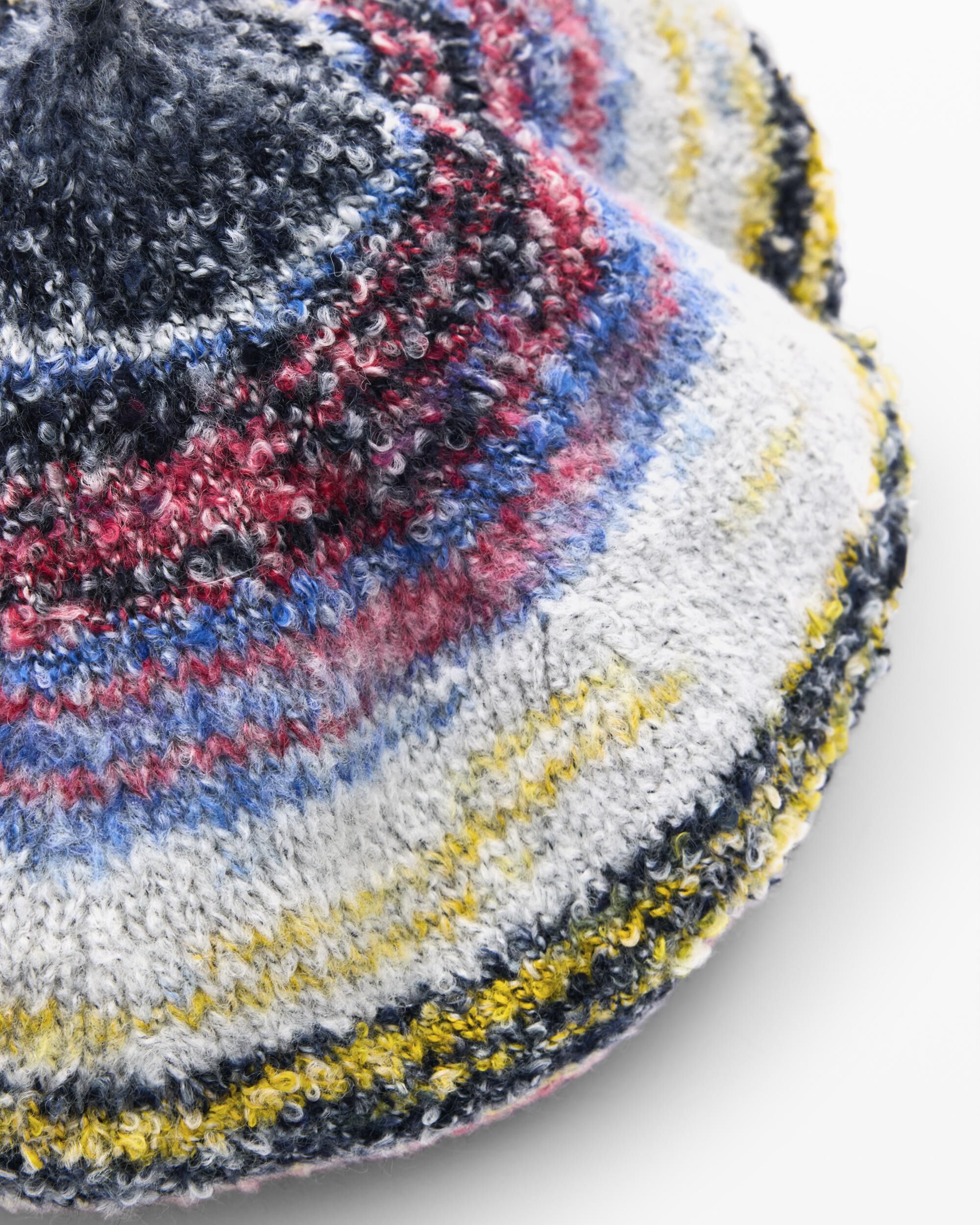 Gorro de niña punto multicolor - Desigual - Blanco Blanco-4