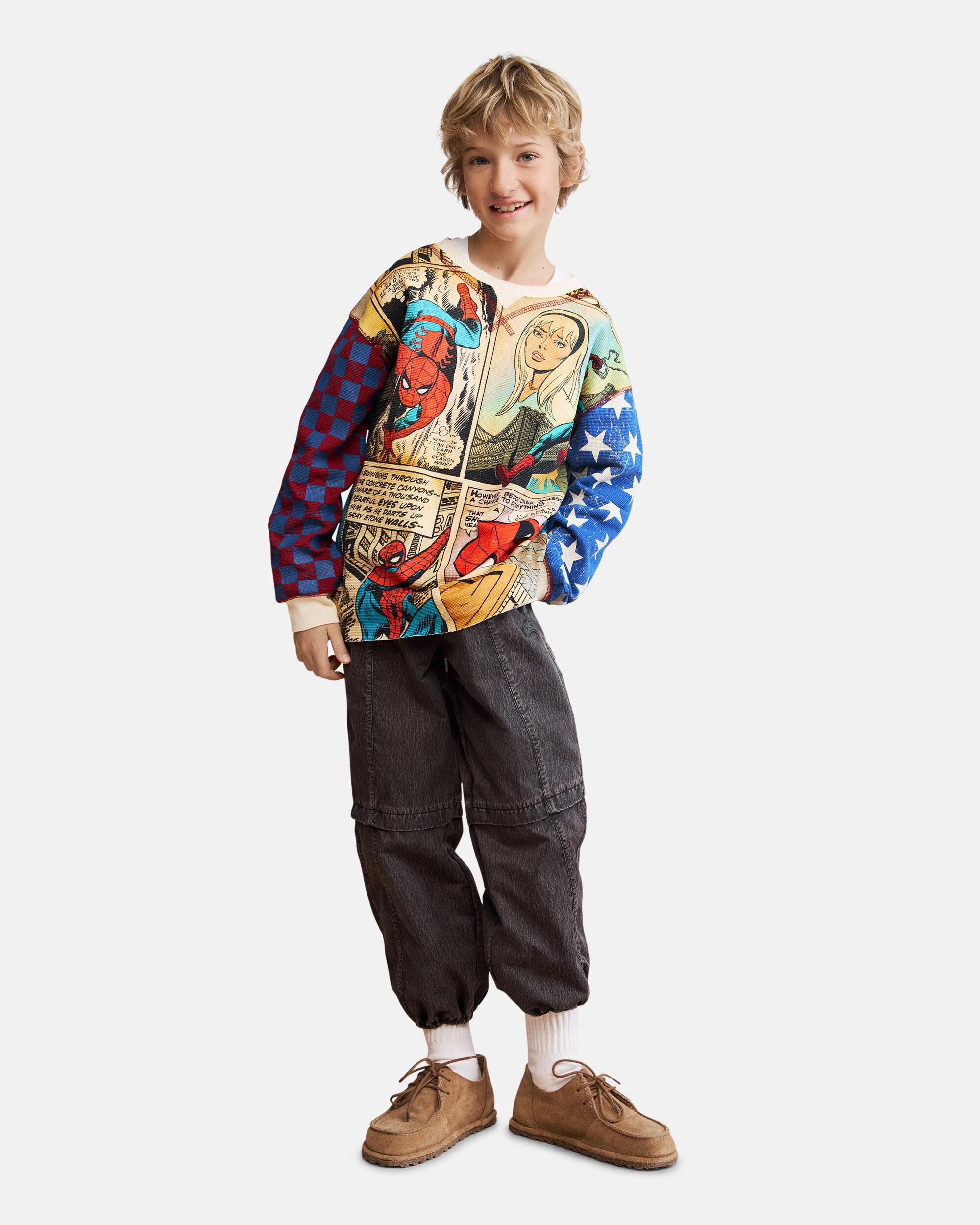 Imagen 2 de Camiseta de niño estampado cómic marvel™ - Desigual - Blanco Blanco