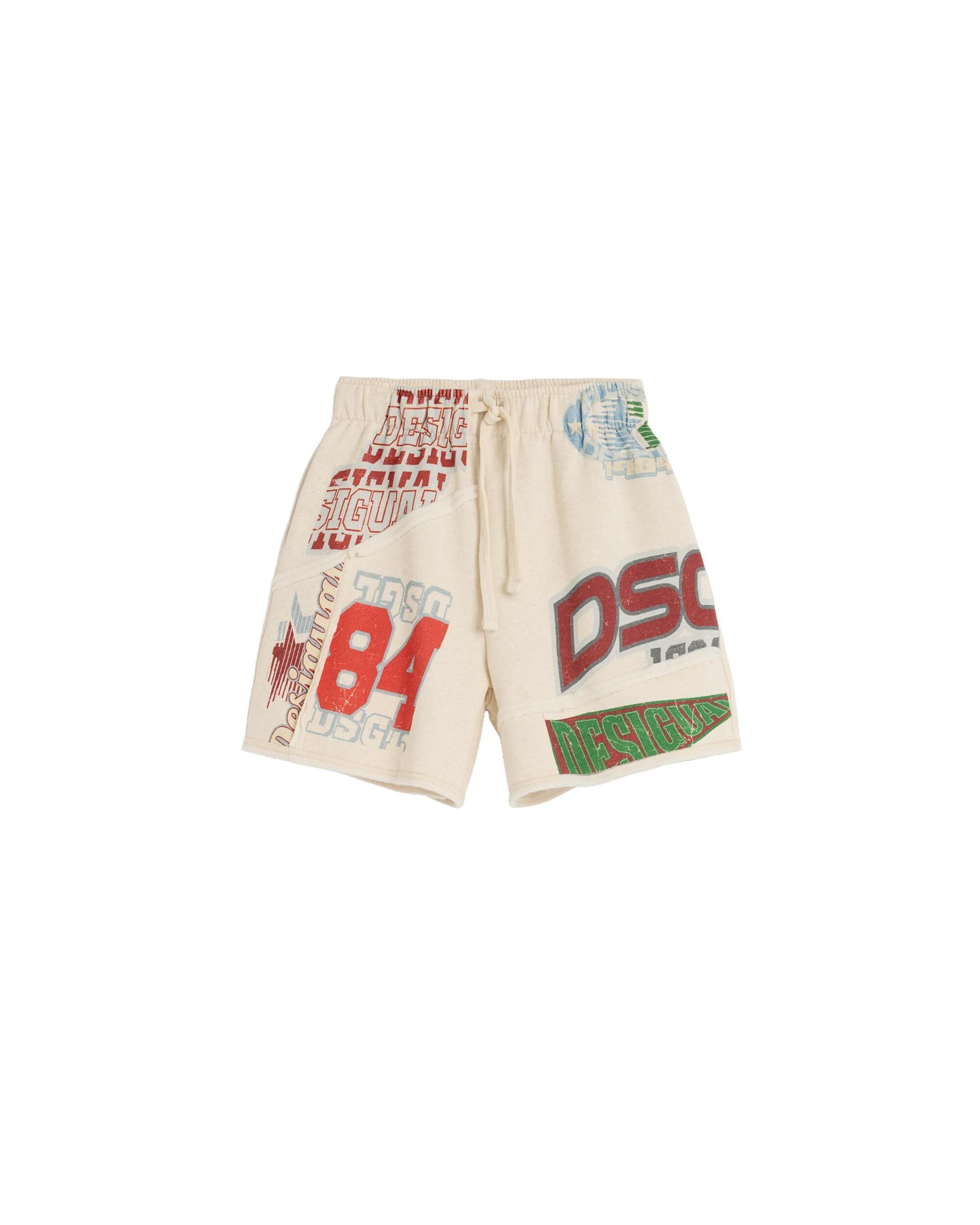 Bermuda de niño estampada - Desigual - Blanco Blanco-1