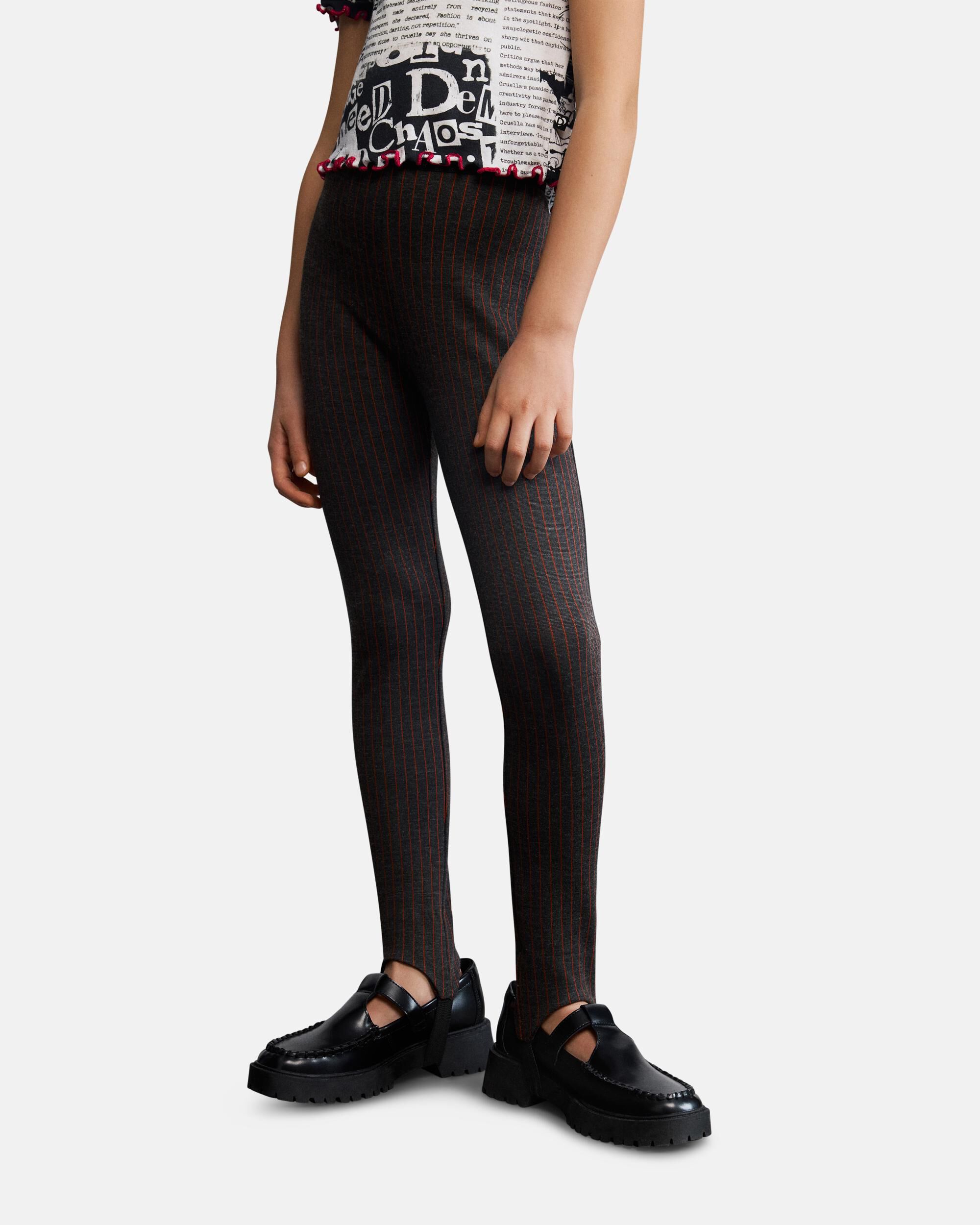 Imagen 3 de Leggings de niña punto lisos - Desigual - Negro Negro