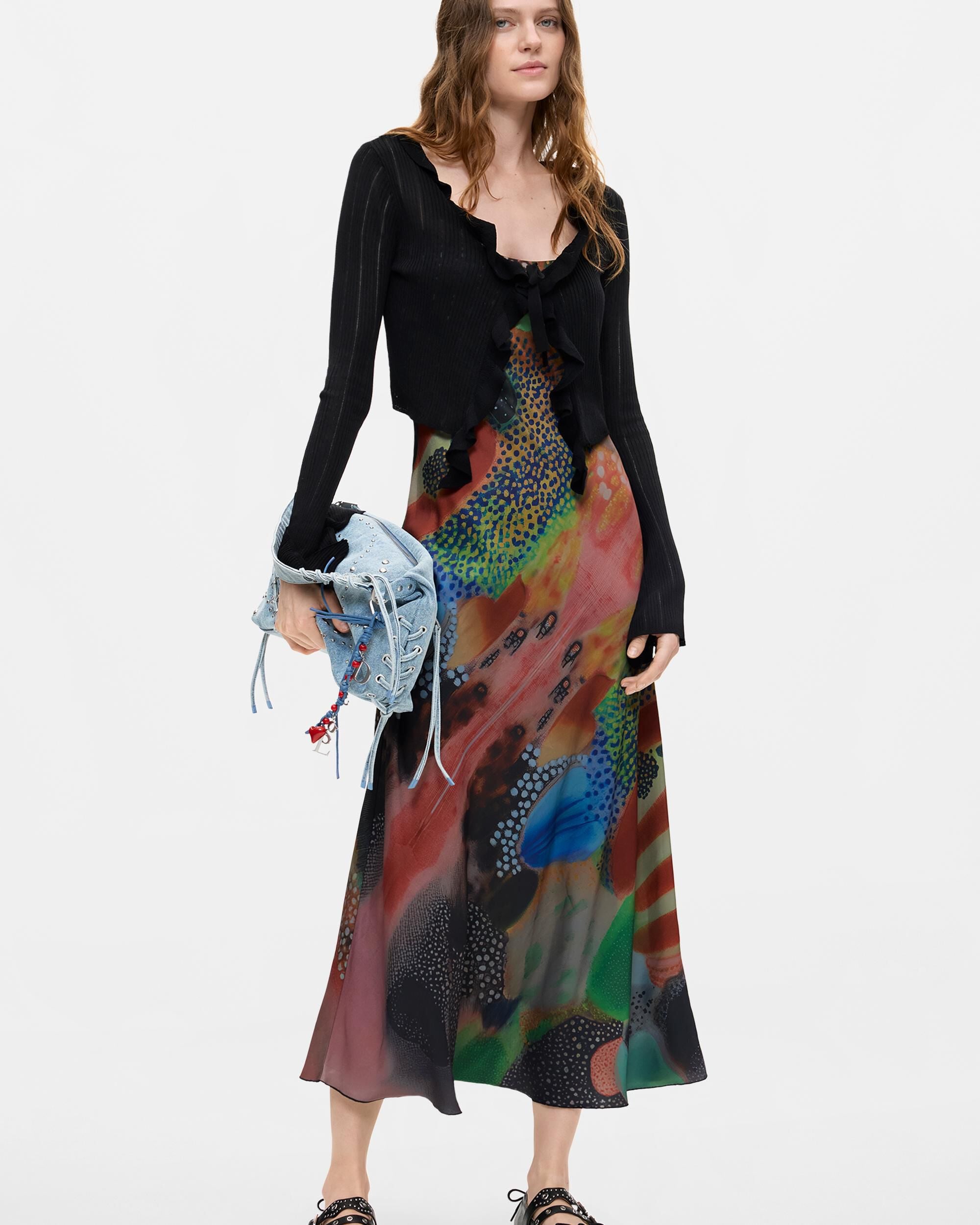 Vestido estampado 2 en 1 - Desigual - Multicolor Multicolor-1