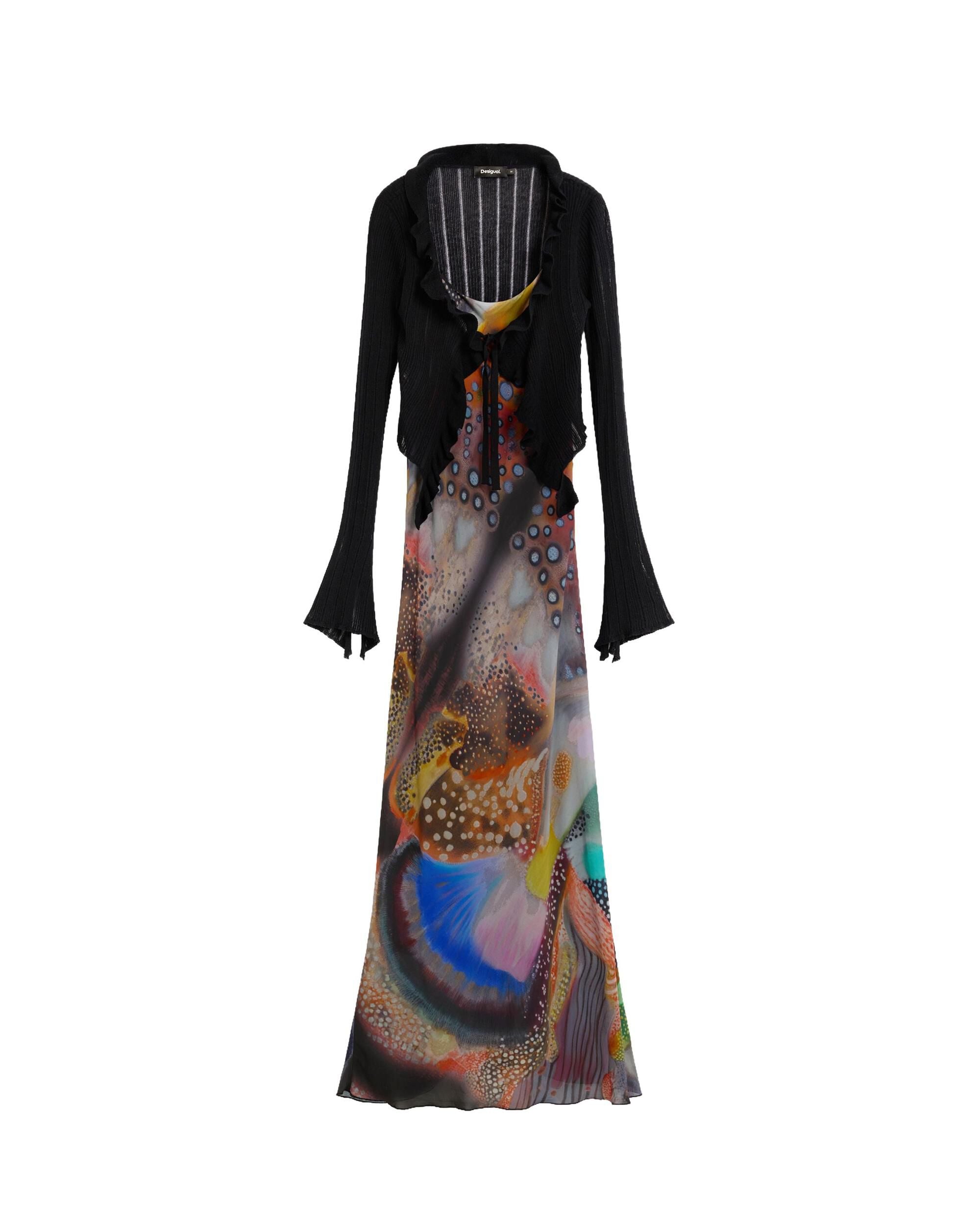 Vestido estampado 2 en 1 - Desigual - Multicolor Multicolor-4