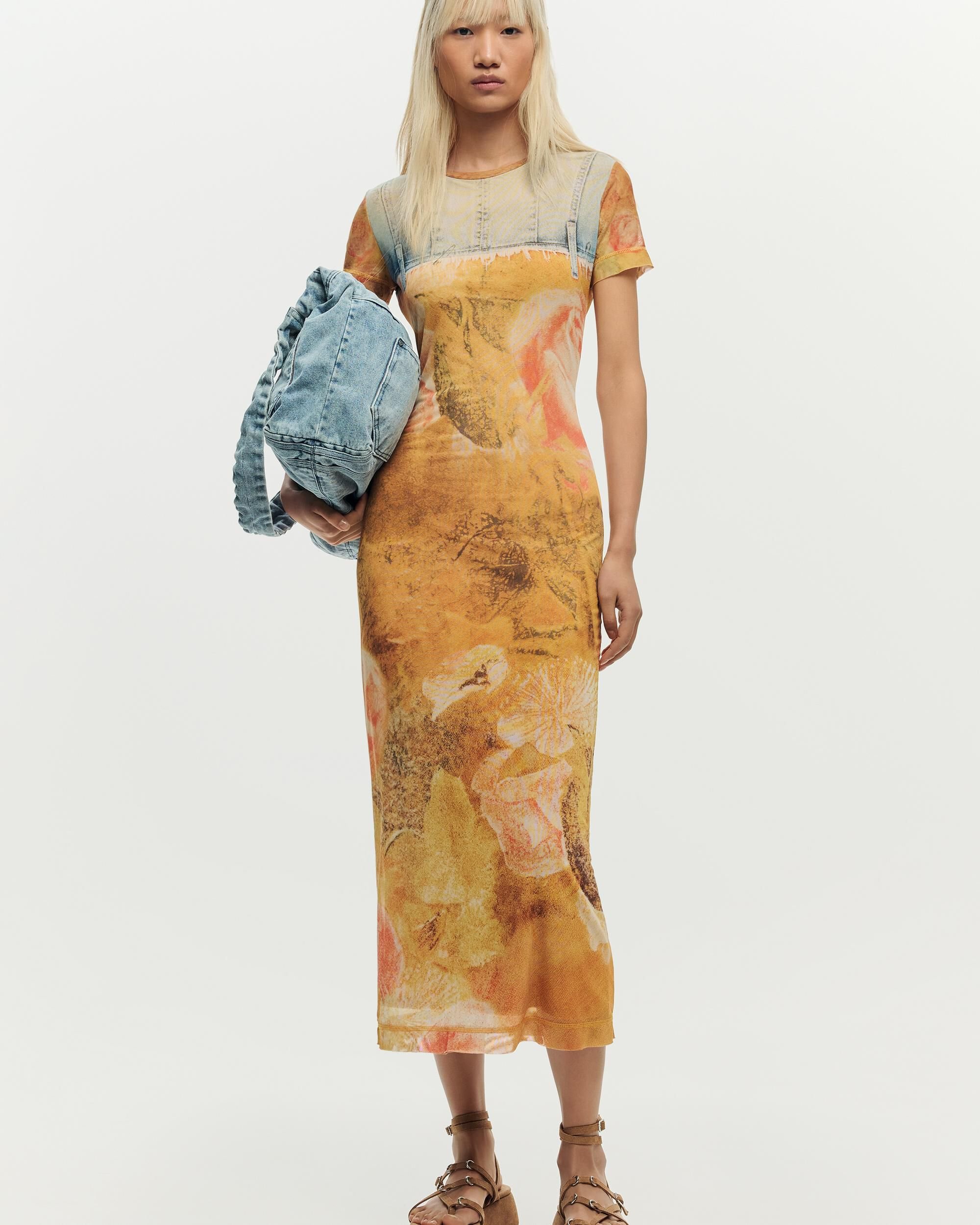 Desigual - Vestido midi híbrido.