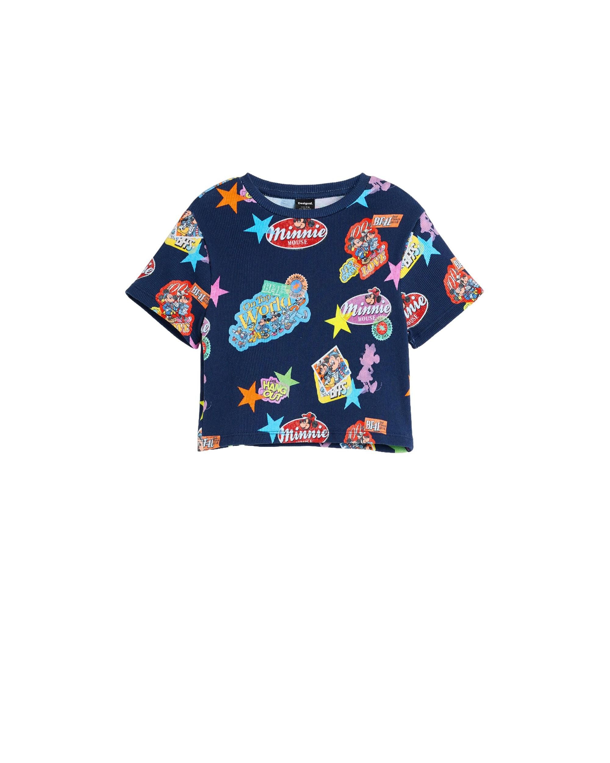 Imagen 0 de Camiseta de niña estampada minnie mouse™ Azul