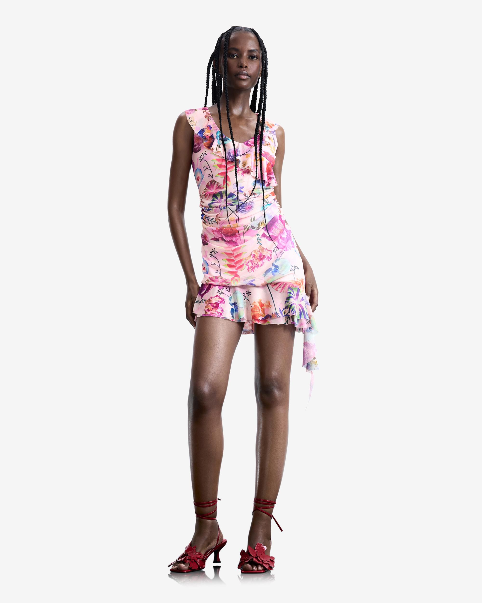 Desigual - Vestido midi diseñado por mr christian lacroix.