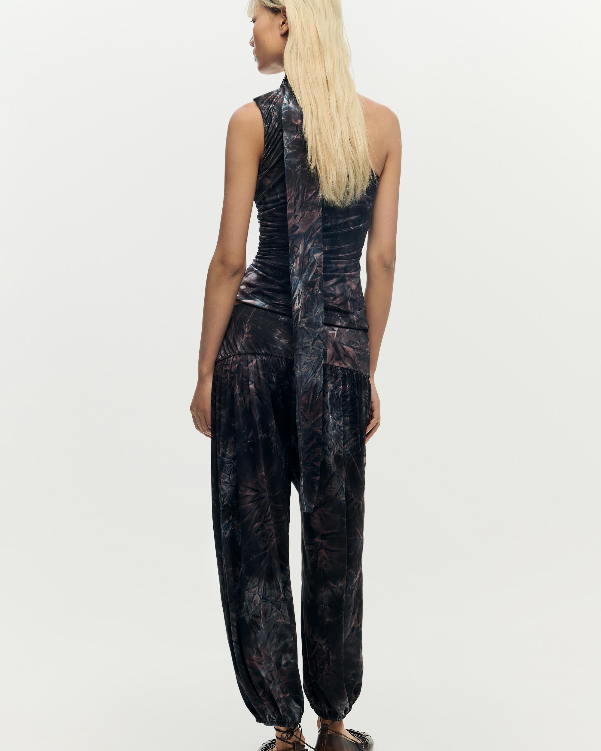Pantalones jogger de mujer bombacho - Desigual - Marrón Marrón-3