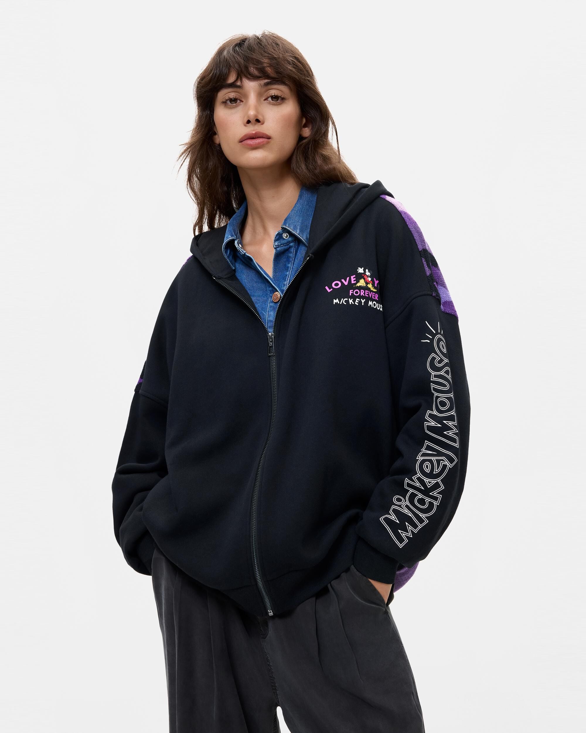 Sudadera mickey disney™ - Desigual - Negro Negro-1