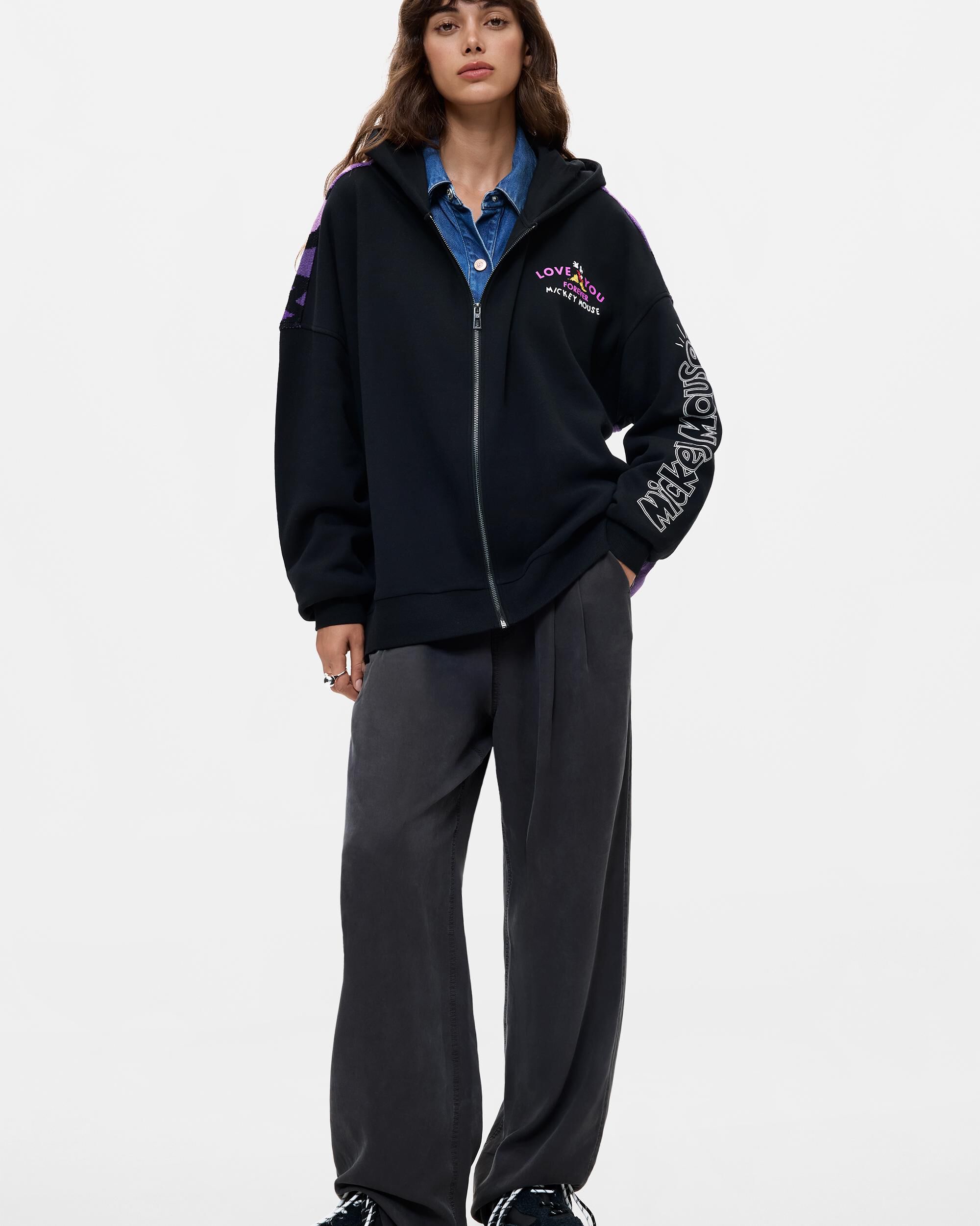 Sudadera mickey disney™ - Desigual - Negro Negro-2