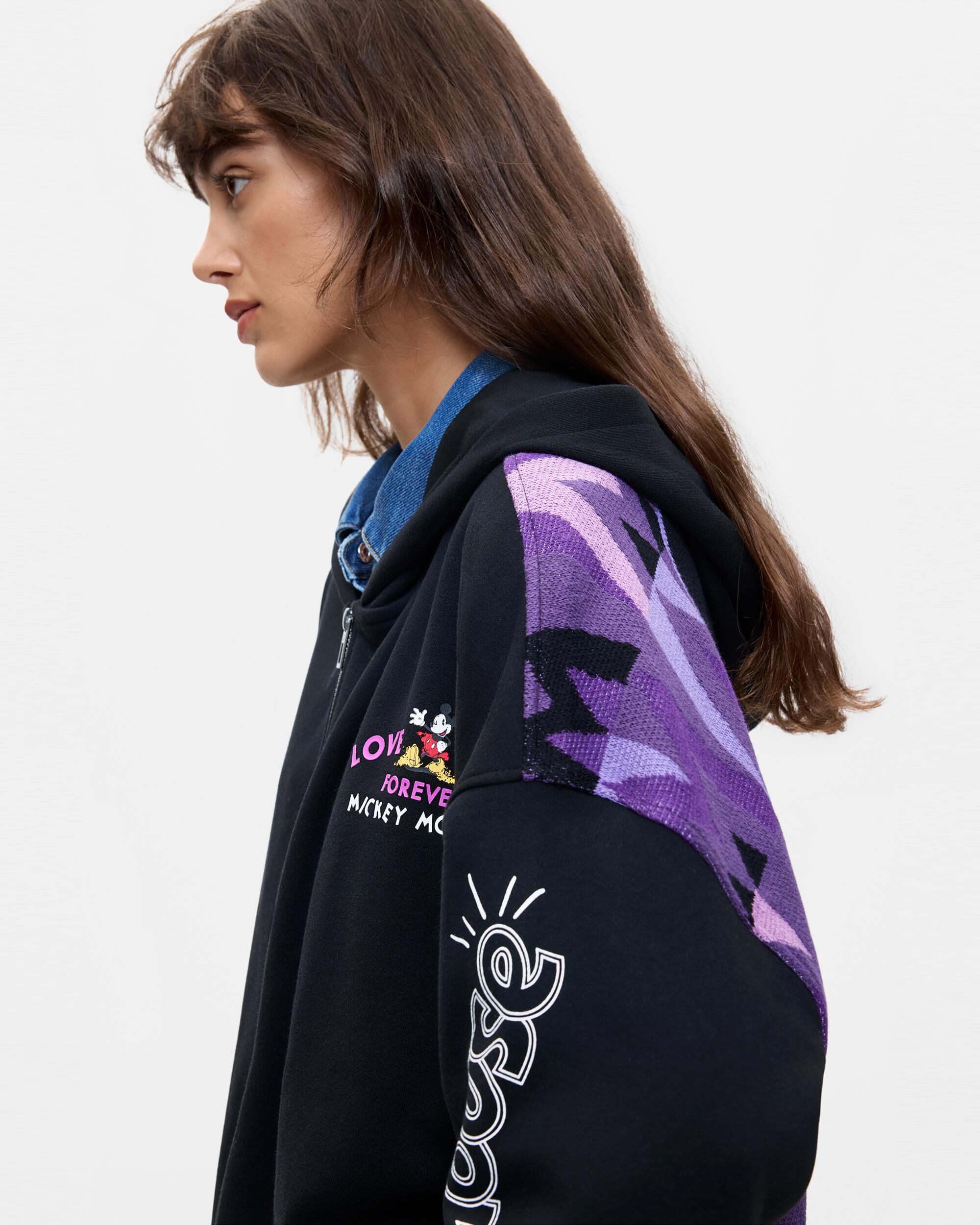 Sudadera mickey disney™ - Desigual - Negro Negro-4