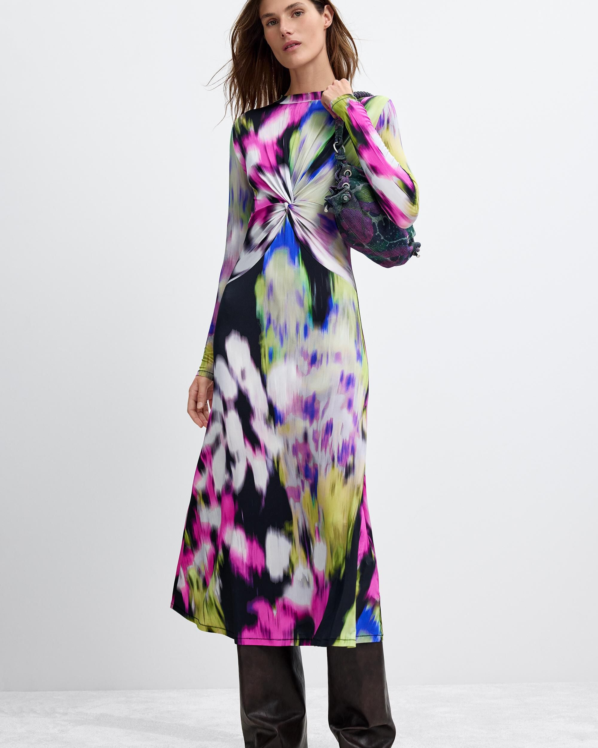 Vestido estampado largo m c lacroix - Desigual - Multicolor Multicolor-1