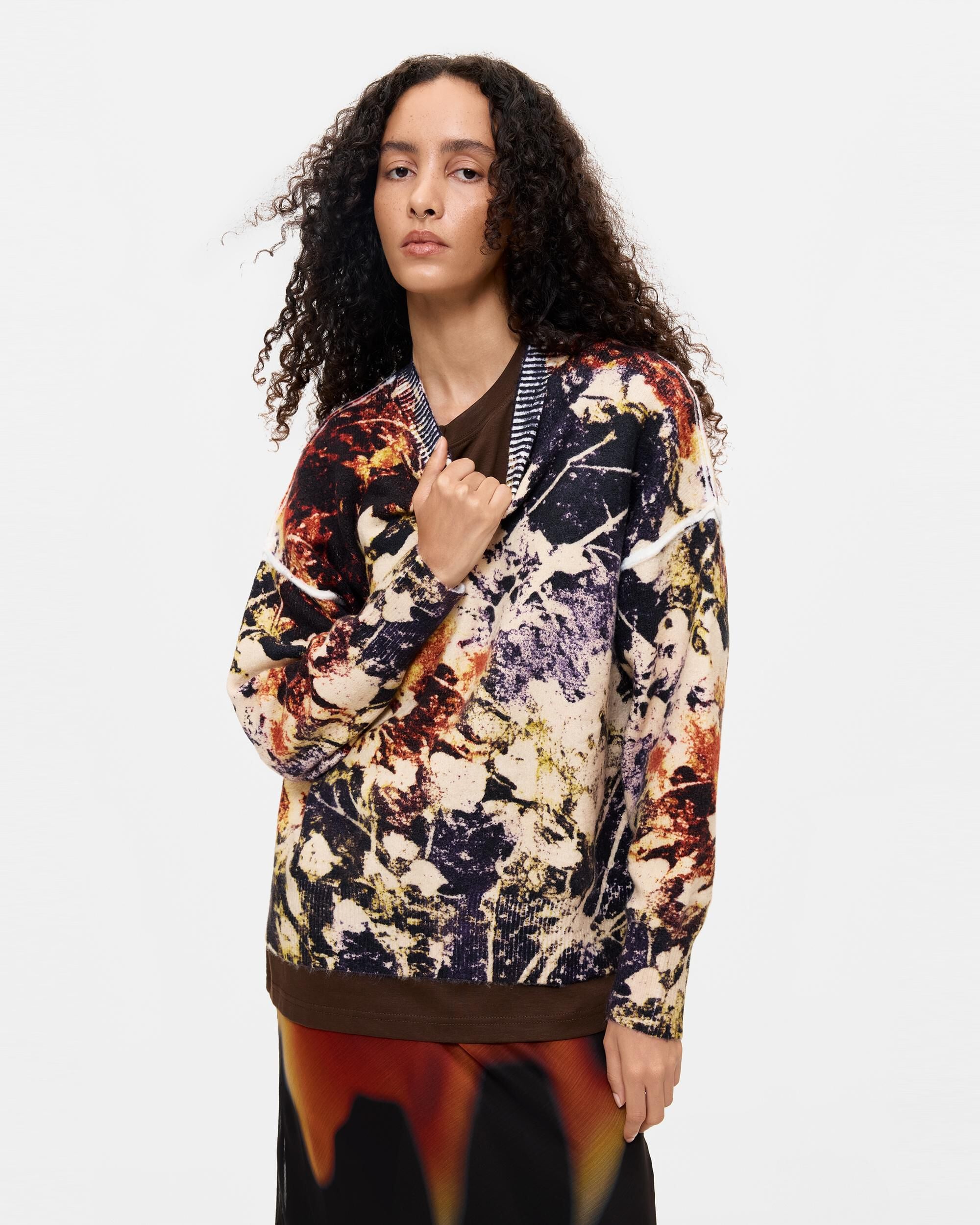 Jersey de mujer estampado camuflaje - Desigual - Amarillo Amarillo-1
