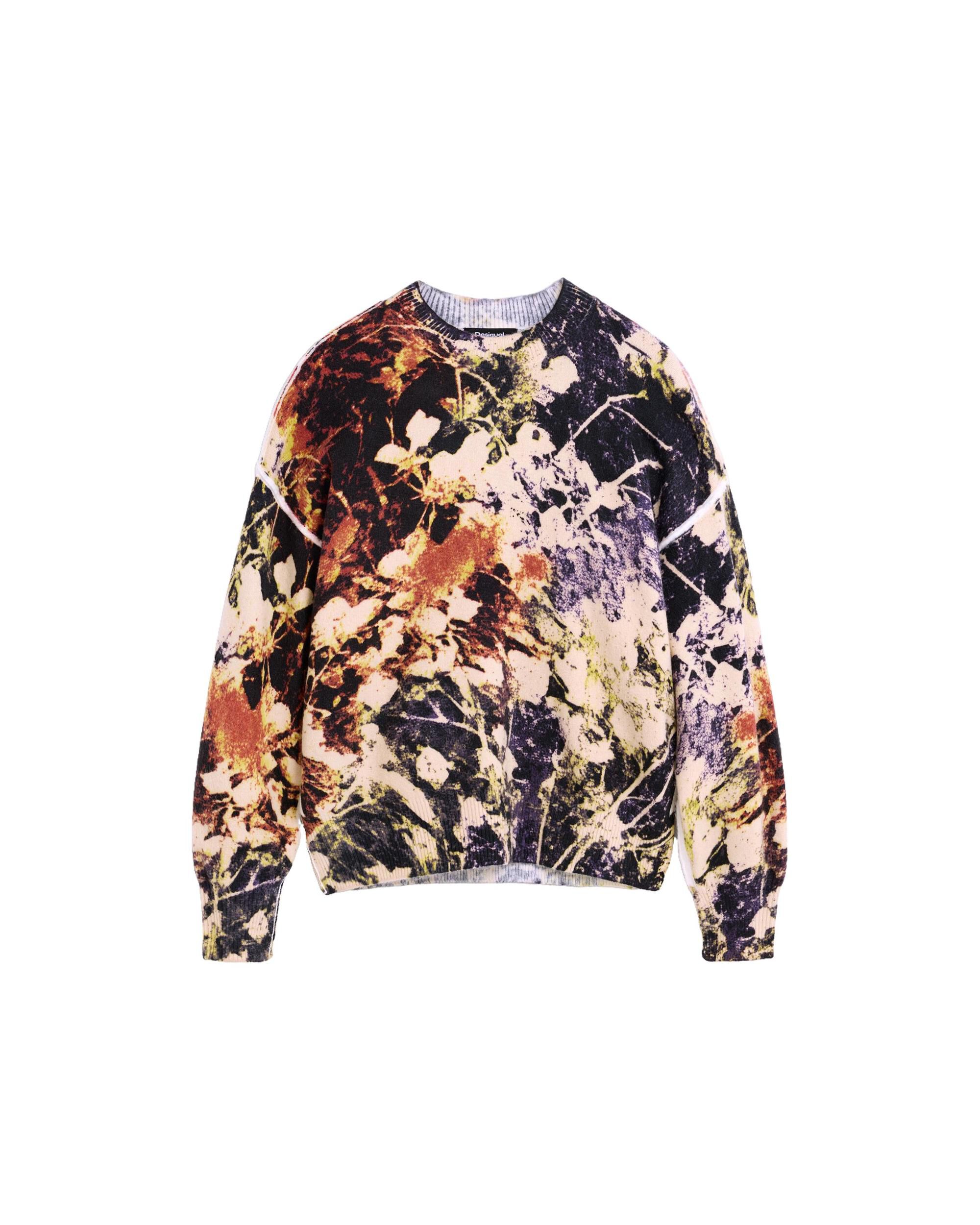 Jersey de mujer estampado camuflaje - Desigual - Amarillo Amarillo-5