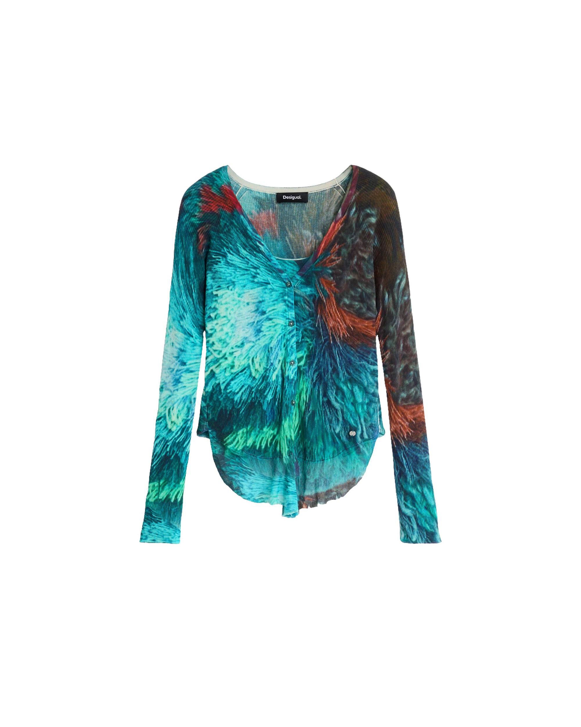 Cárdigan de mujer 2 en 1 m c lacroix - Desigual - Azul Azul-4