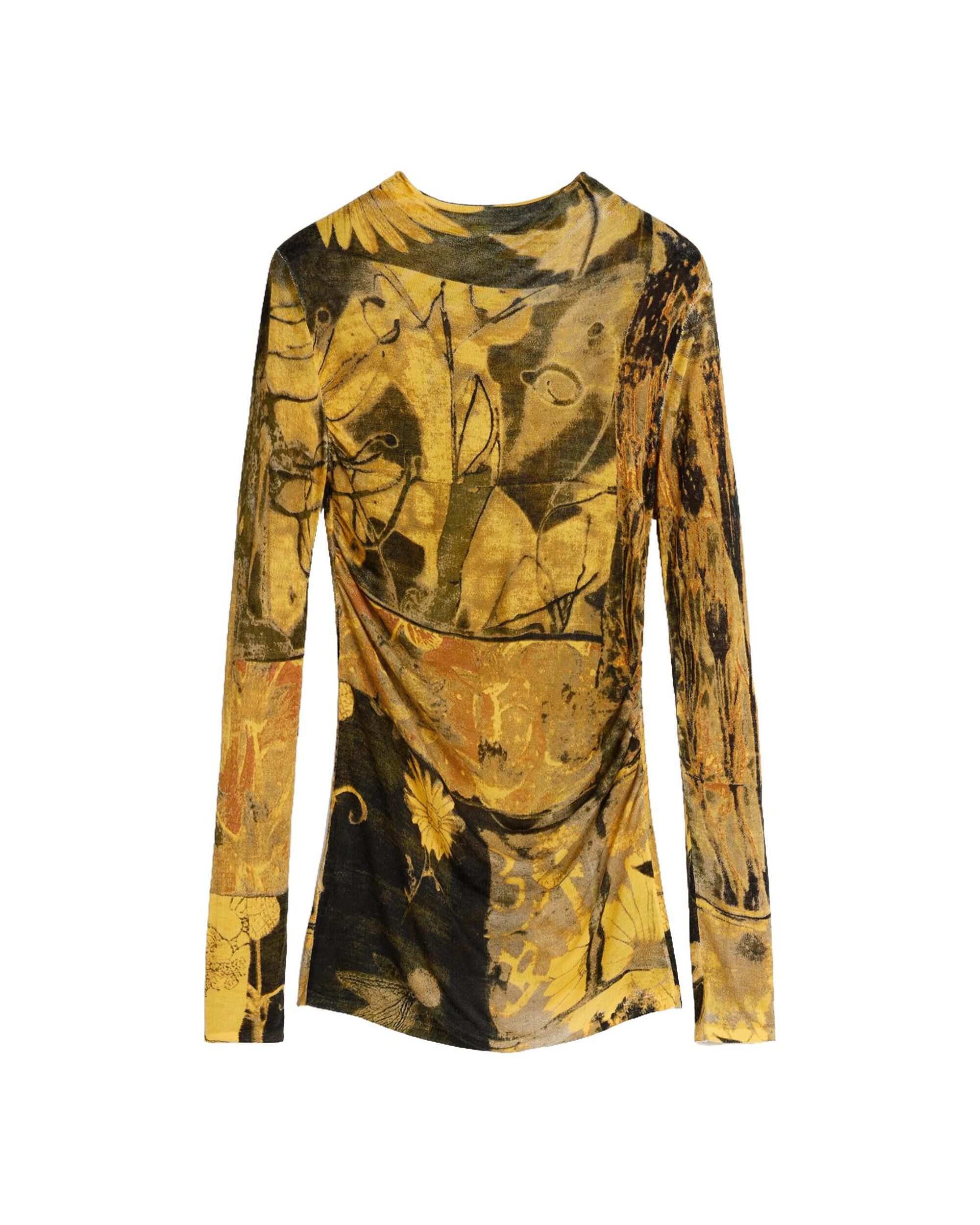 Jersey de mujer estampado fino - Desigual - Verde Verde-4