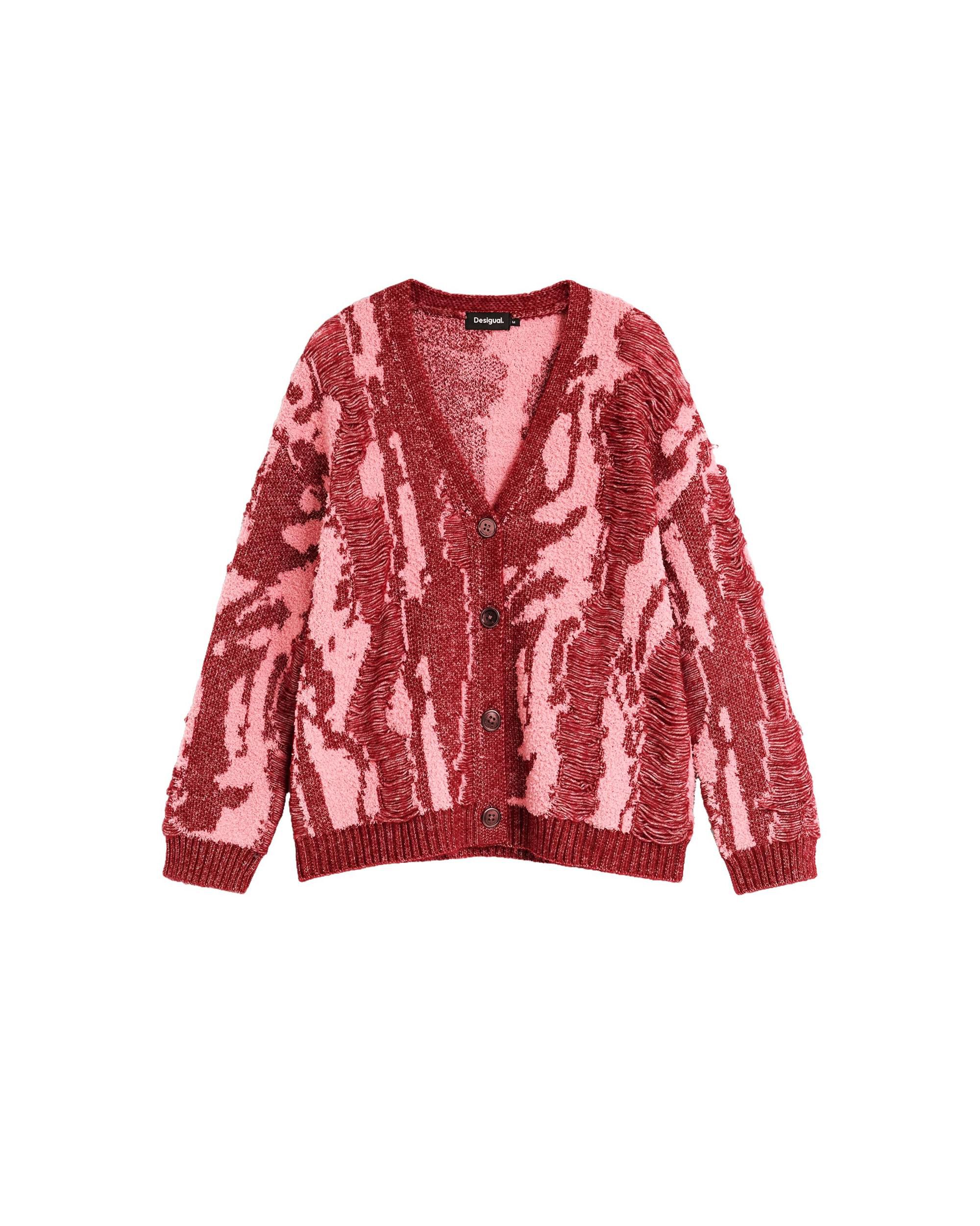 Jersey de mujer punto grueso - Desigual - Rosa Rosa-4