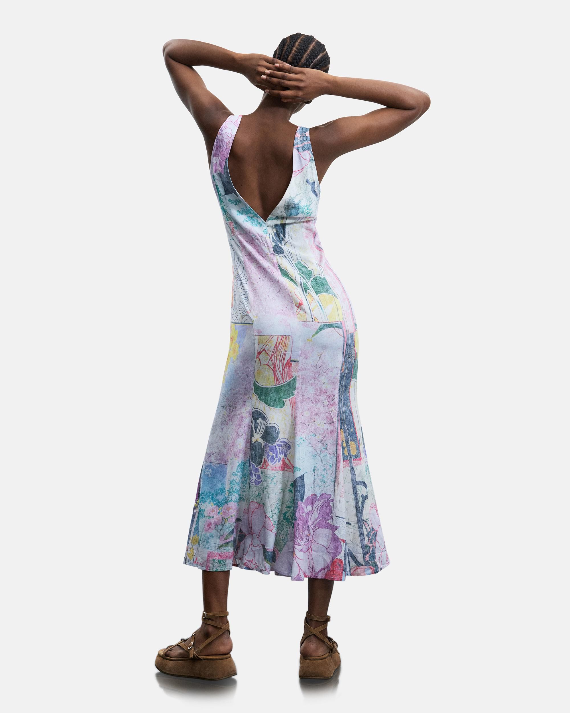Vestido estampado 2 en 1 - Desigual - Multicolor Multicolor-3