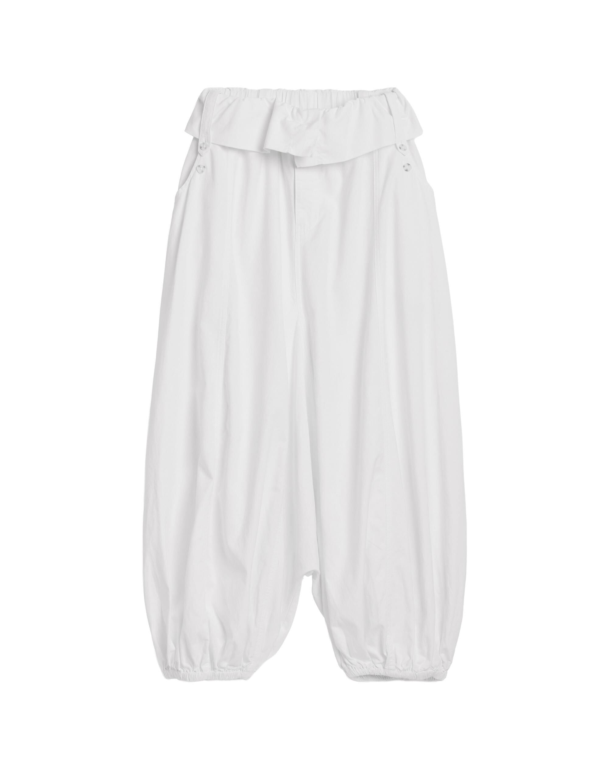 Pantalón de mujer baloon 100% algodón - Desigual - Blanco Blanco-4