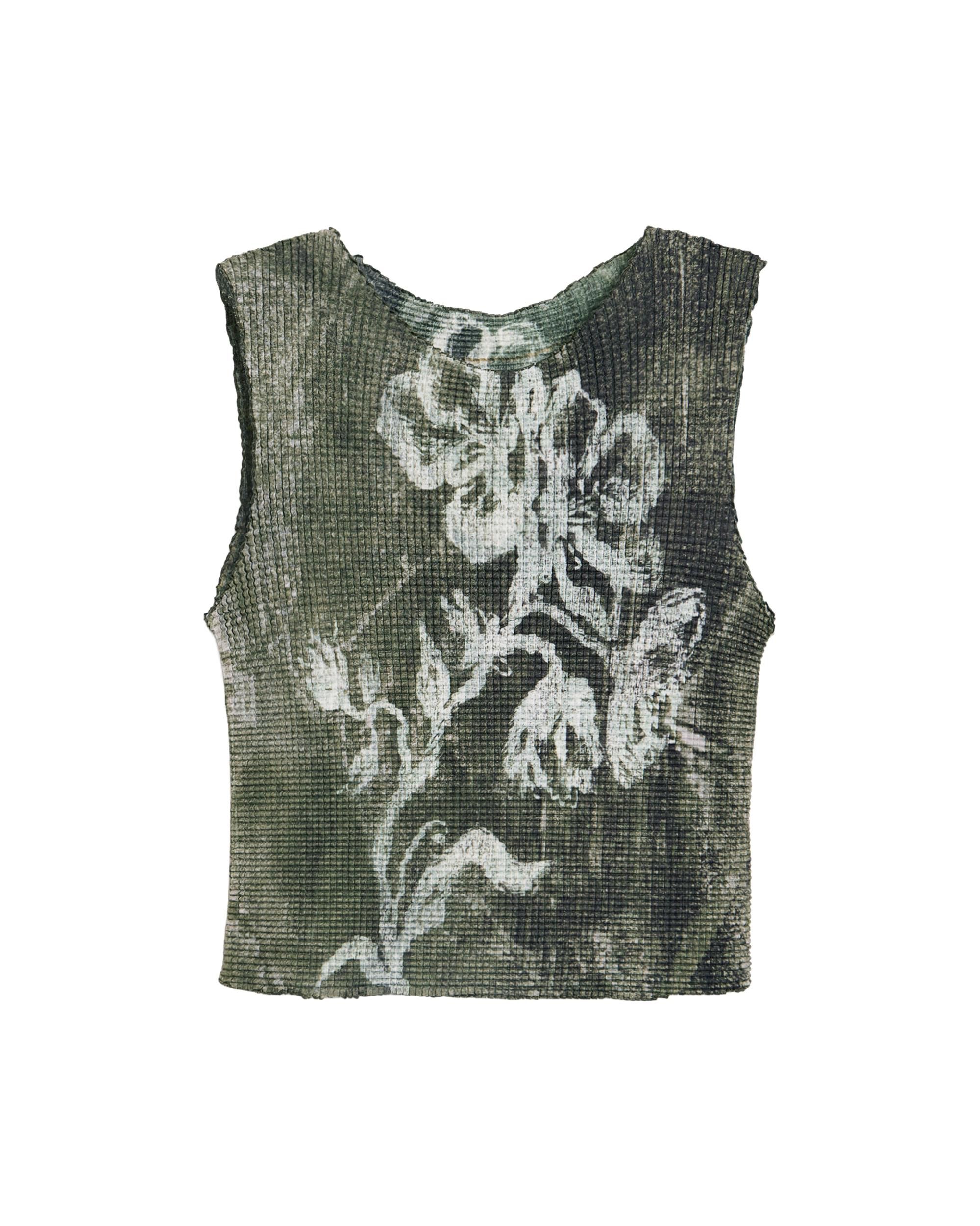 Top de mujer estampado sin mangas - Desigual - Negro Negro-4