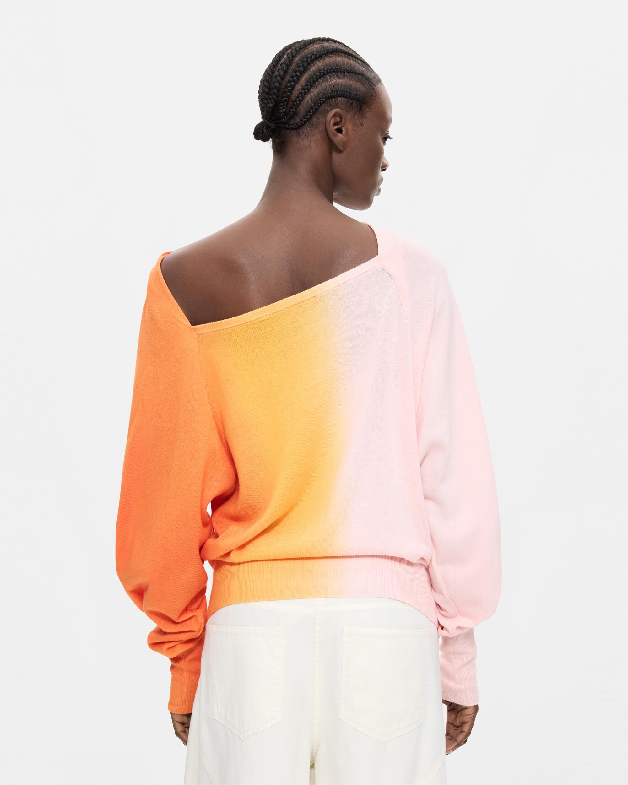 Jersey de mujer punto fino - Desigual - Naranja Naranja-3