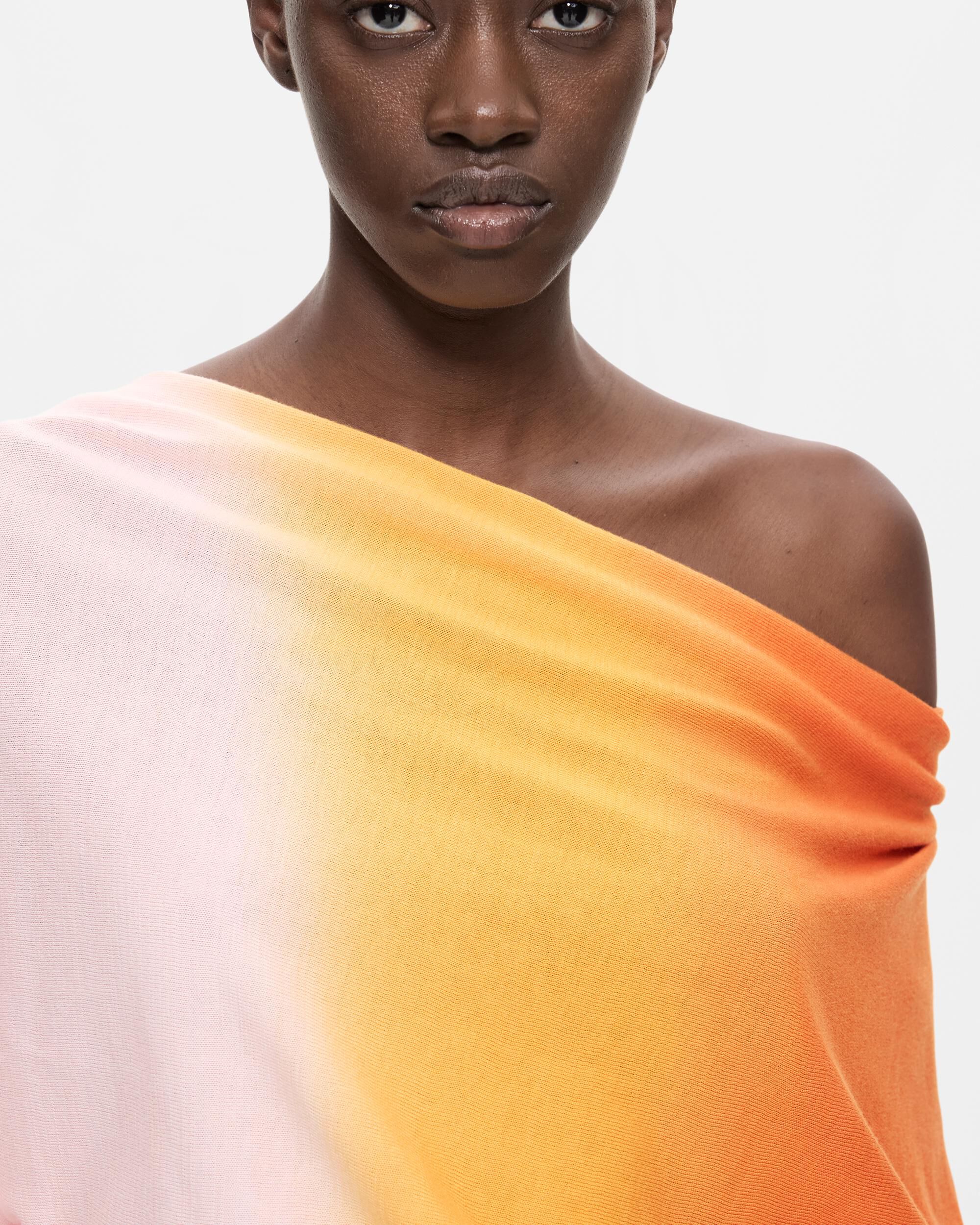 Jersey de mujer punto fino - Desigual - Naranja Naranja-4