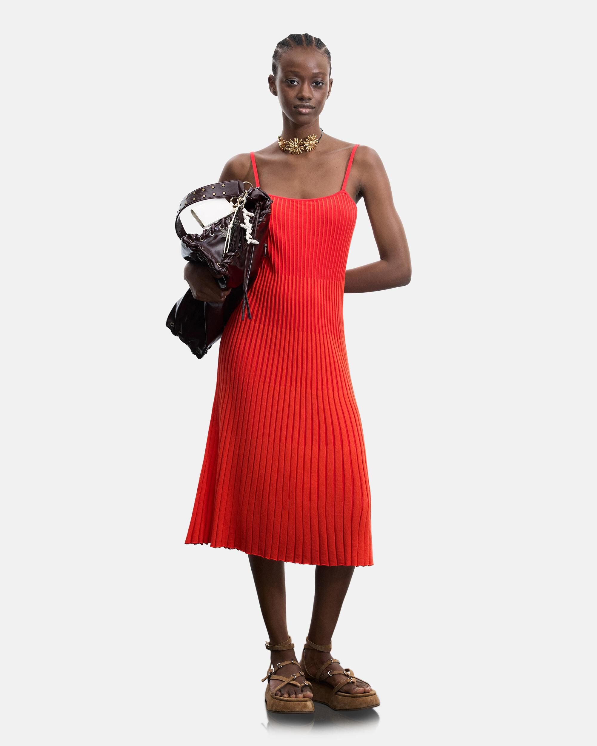 Desigual - Vestido tirantes 100% algodón.