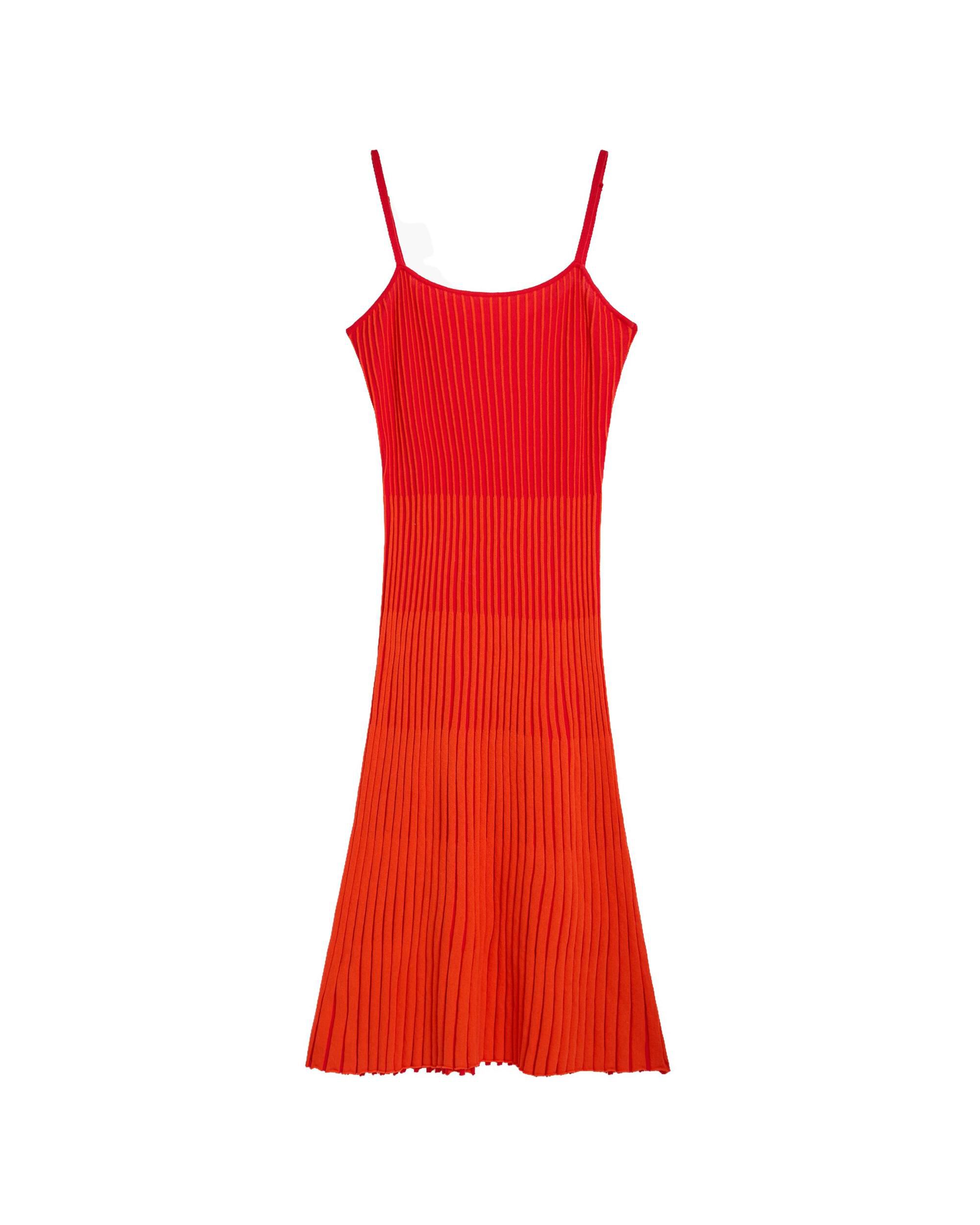 Vestido tirantes 100% algodón - Desigual - Rojo Rojo-4