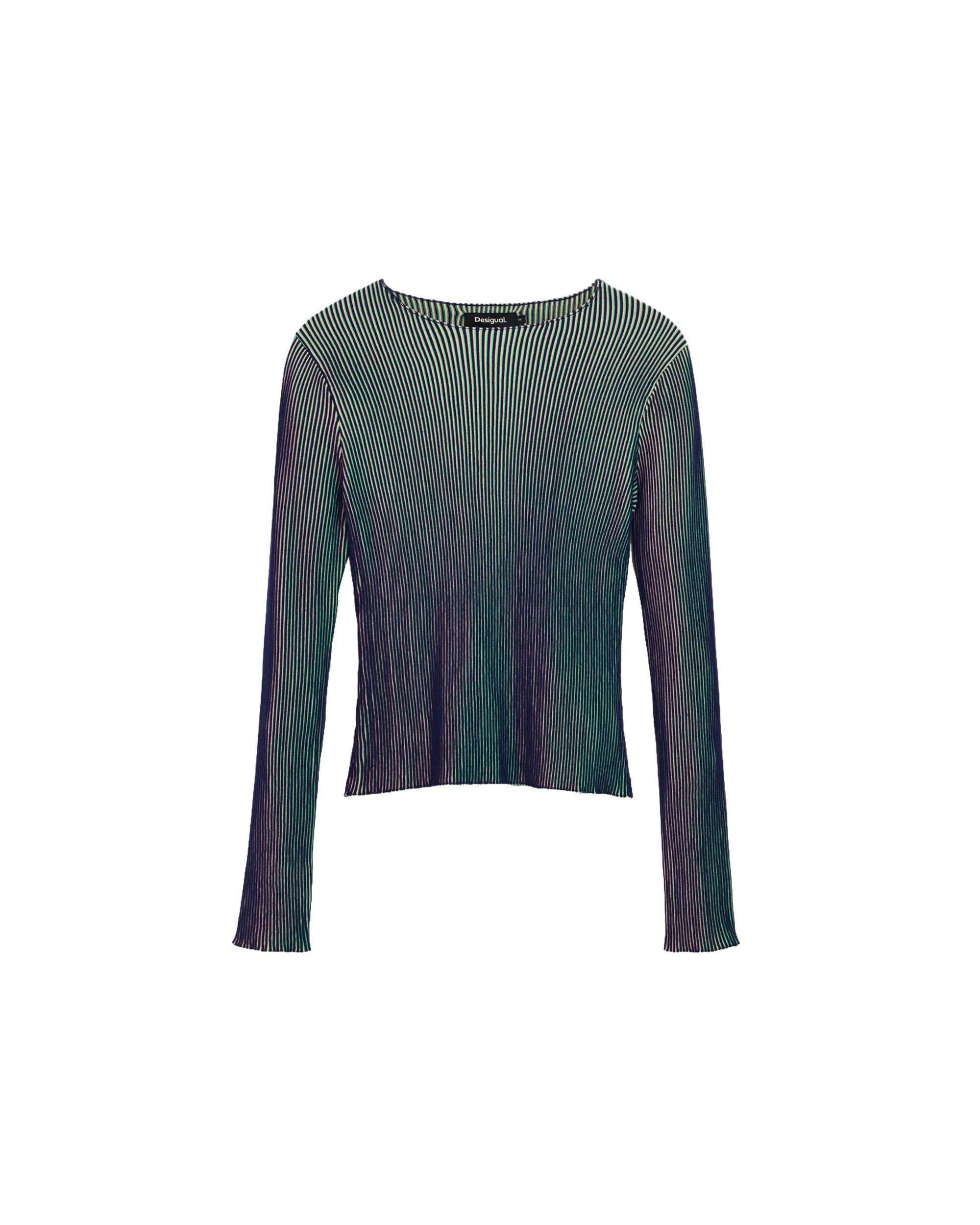 Jersey de mujer punto fino - Desigual - Azul Azul-4