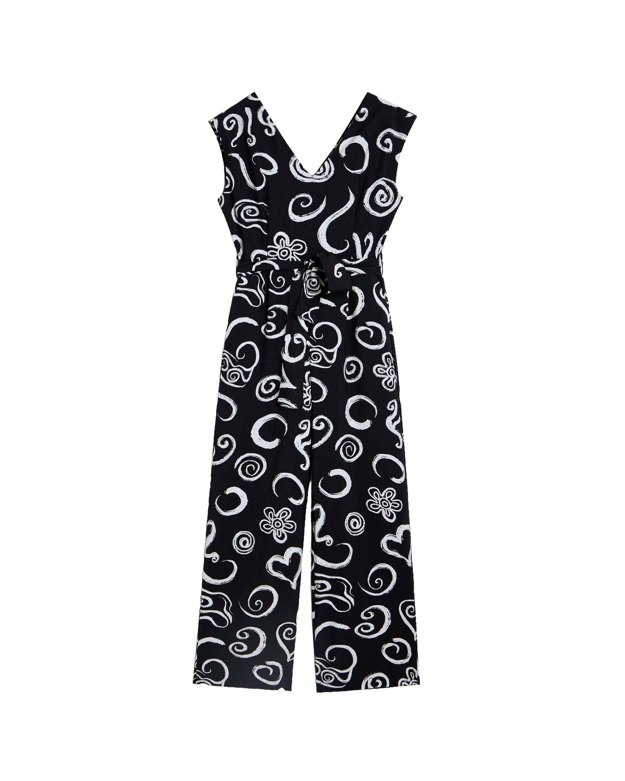 Mono de mujer estampado letras - Desigual - Negro Negro-4