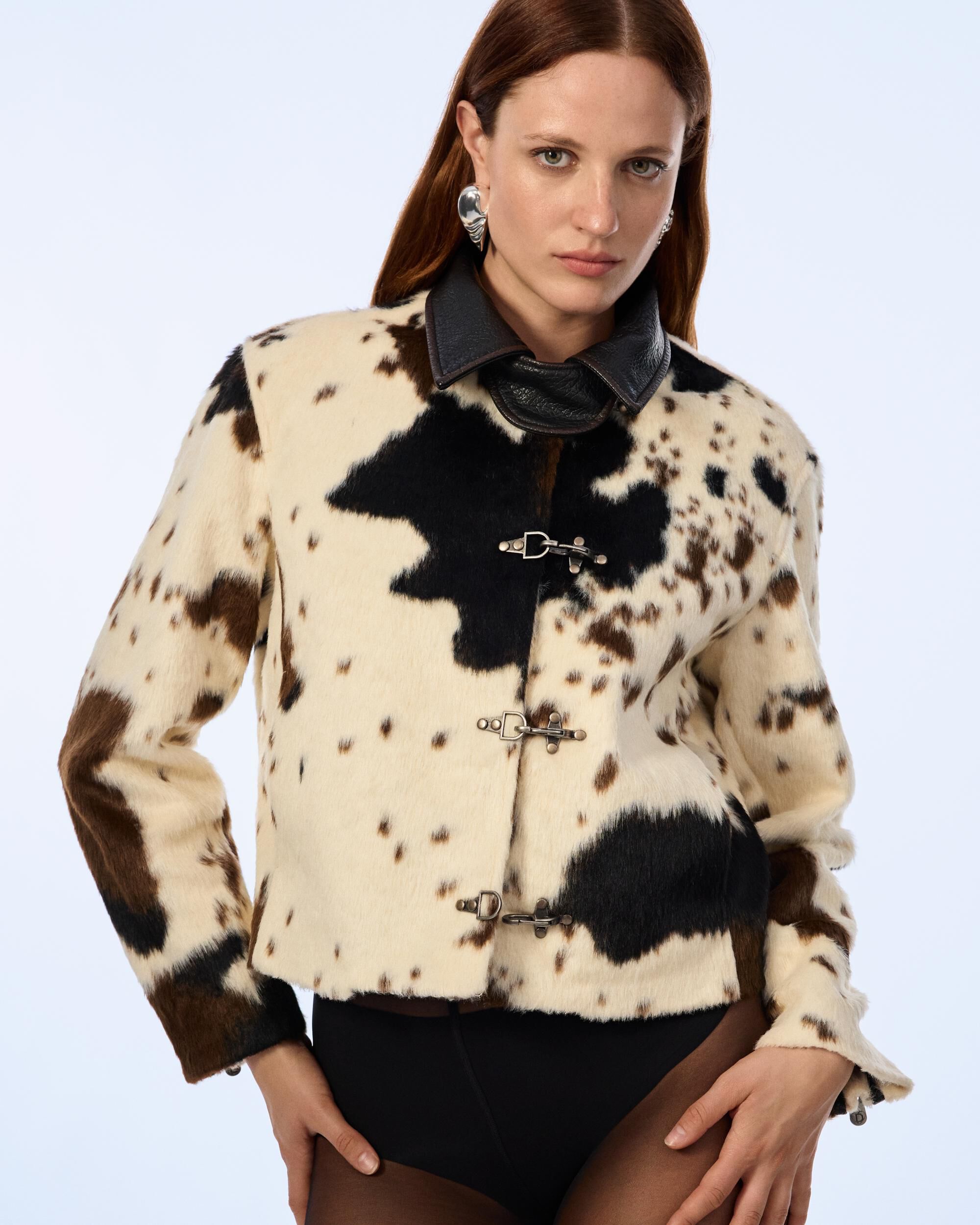 Cazadora de mujer estampado animal - Desigual - Blanco Blanco-2