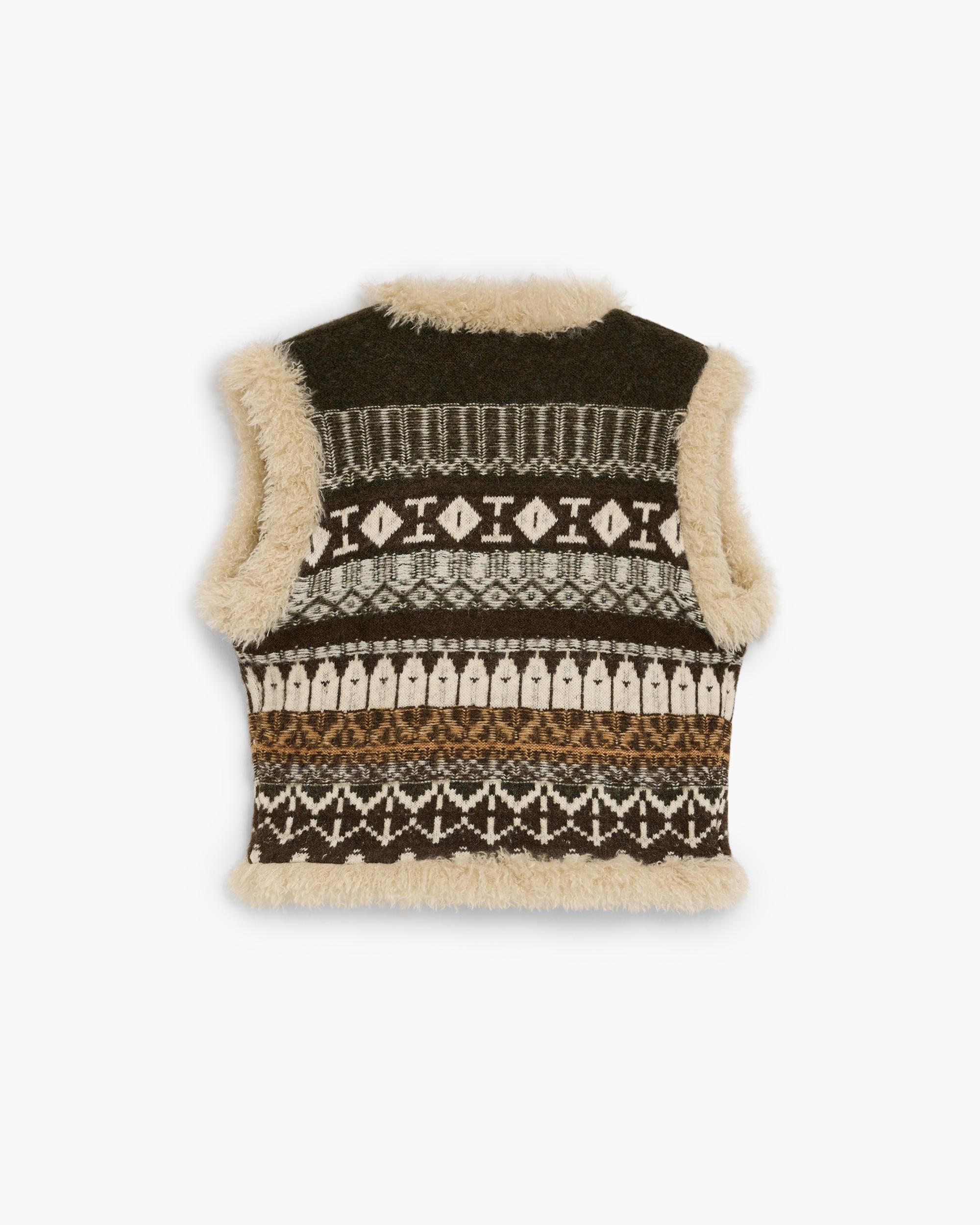 Imagen 0 de Jersey de mujer knit jacquard furri Negro