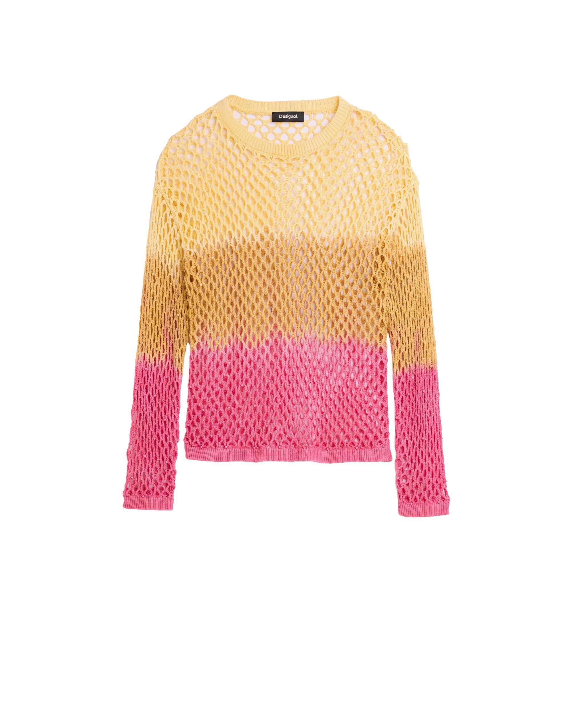 Jersey de mujer crochet calado - Desigual - Multicolor Multicolor-5