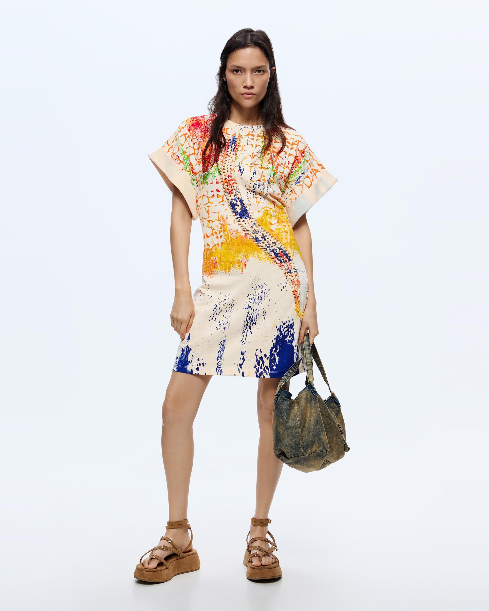 Desigual - Vestido punto m c lacroix.