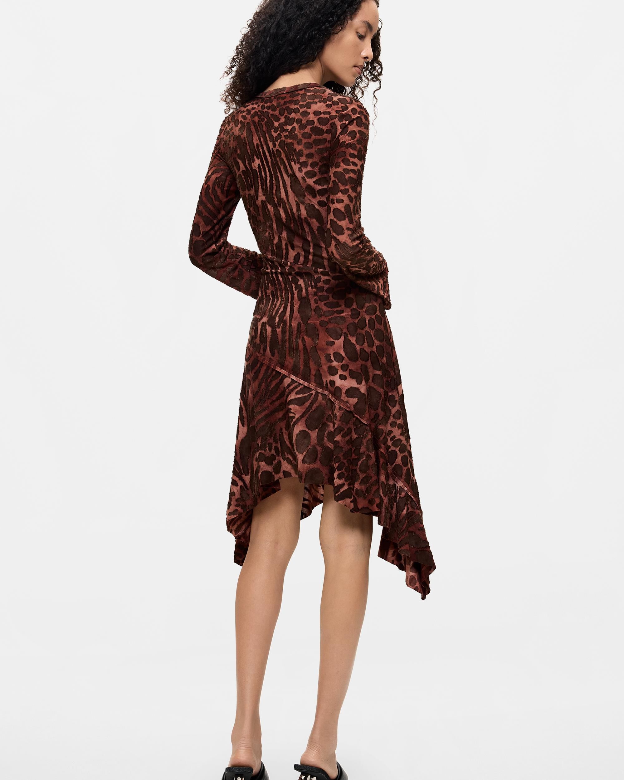Vestido midi asimétrico - Desigual - Negro Negro-2