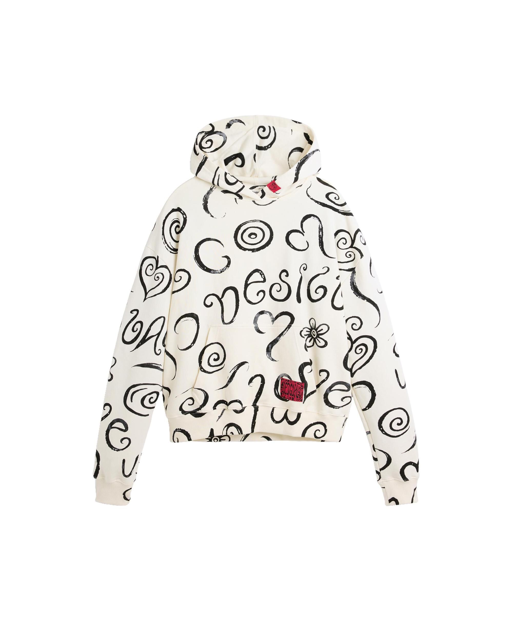 Sudadera de mujer estampada 100% algodón - Desigual - Multicolor Multicolor-4